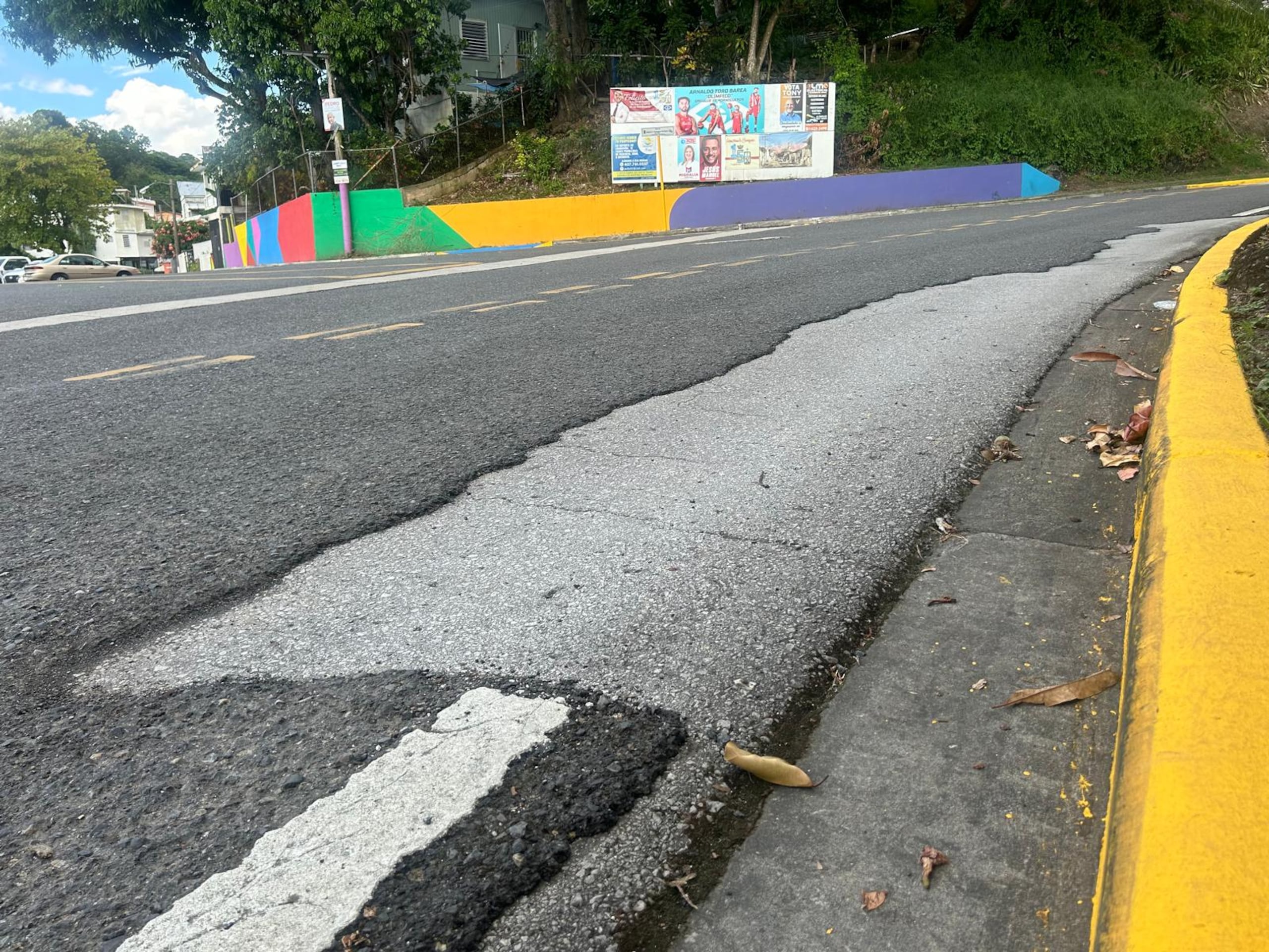 Reclamaron arreglar las carreteras.