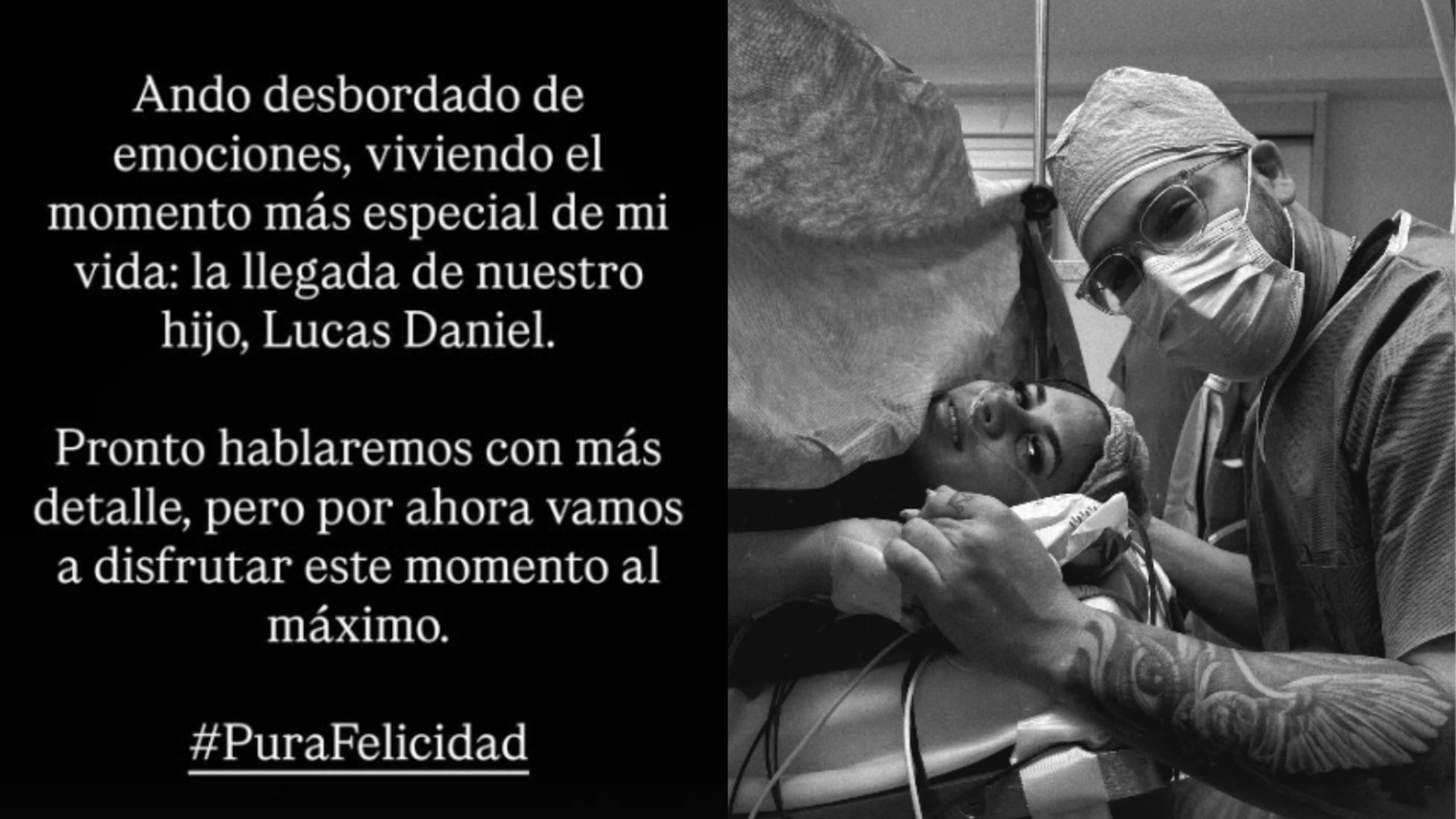 Nace el hijo del presentador Carlos José Torres.