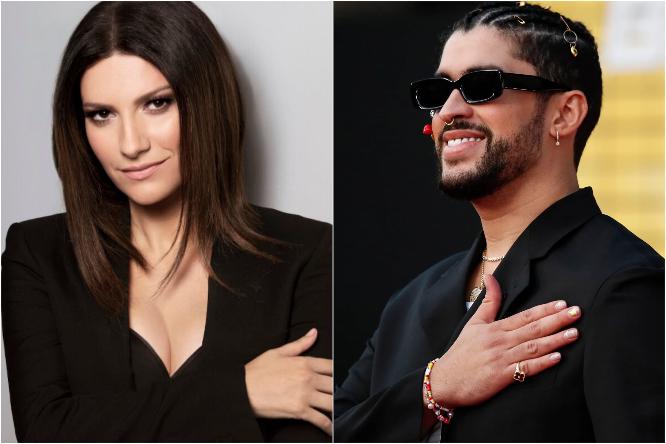 “Wow”, escribió el cantante puertorriqueño, junto a un corazón blanco, en una publicación en Instagram de un adelanto del homenaje que le hizo Pausini.