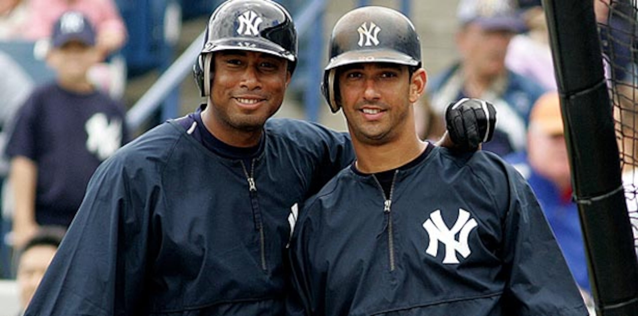 Bernie Williams y Jorge Posada (Archivo)