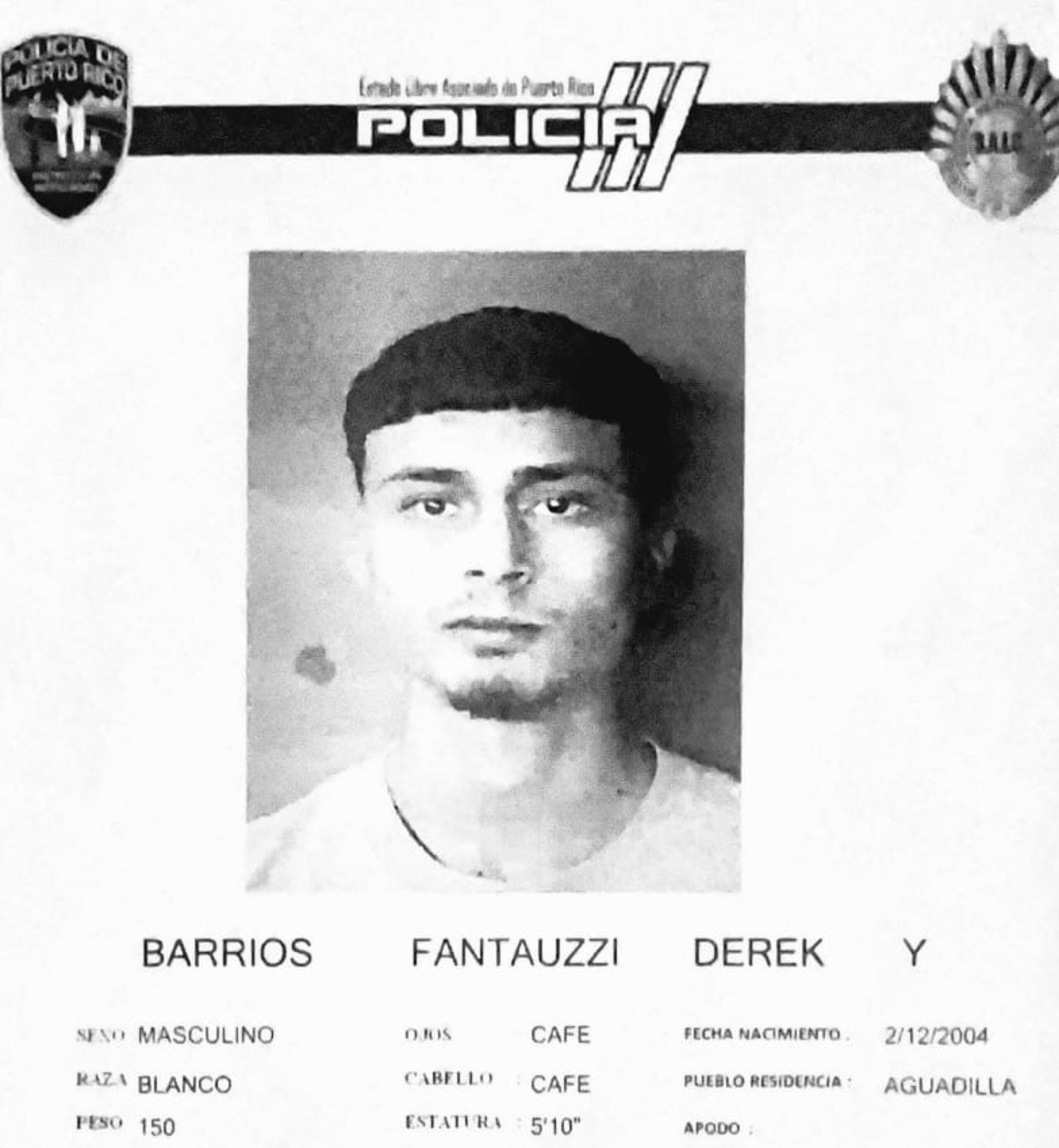 Derek Y. Barrios Fantauzzi enfrenta cargos por los delitos de incendio malicioso y daños agravados.