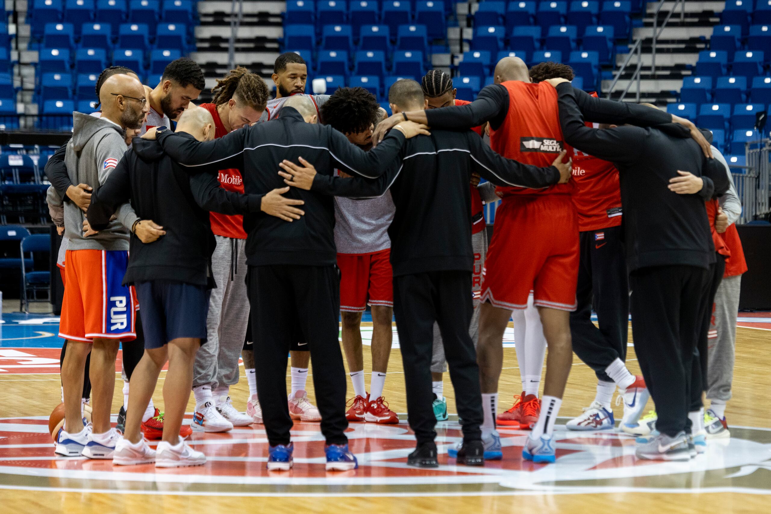 La Selección Nacional tuvo una sesión de práctica camino al duelo contra México en la semifinal del Torneo de Clasificación Olímpica de baloncesto.