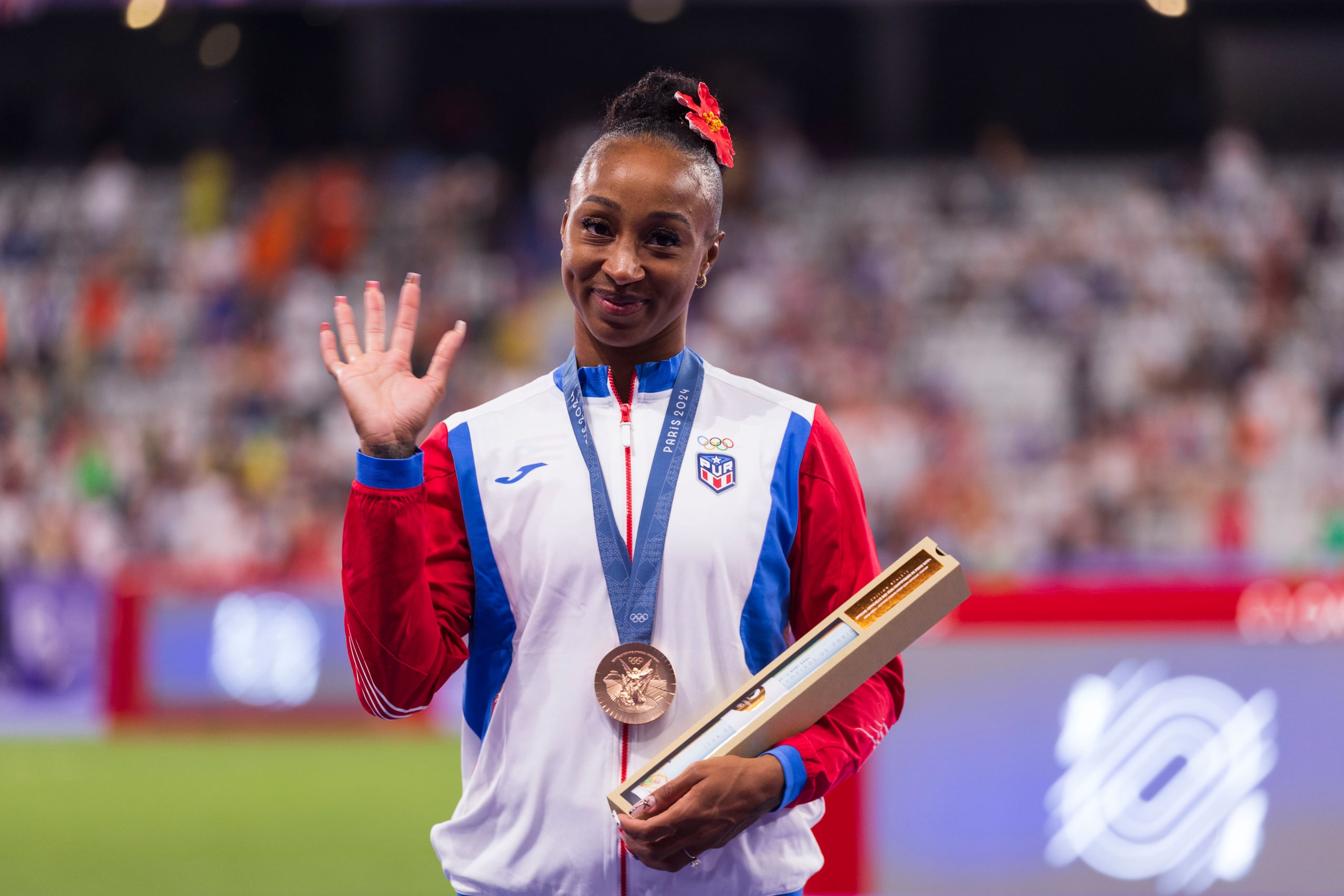 Jasmine Camacho Quinn ganó bronce en las Olimpiadas París 2024 y Oro en Tokio 2020 en el verano del 2021.