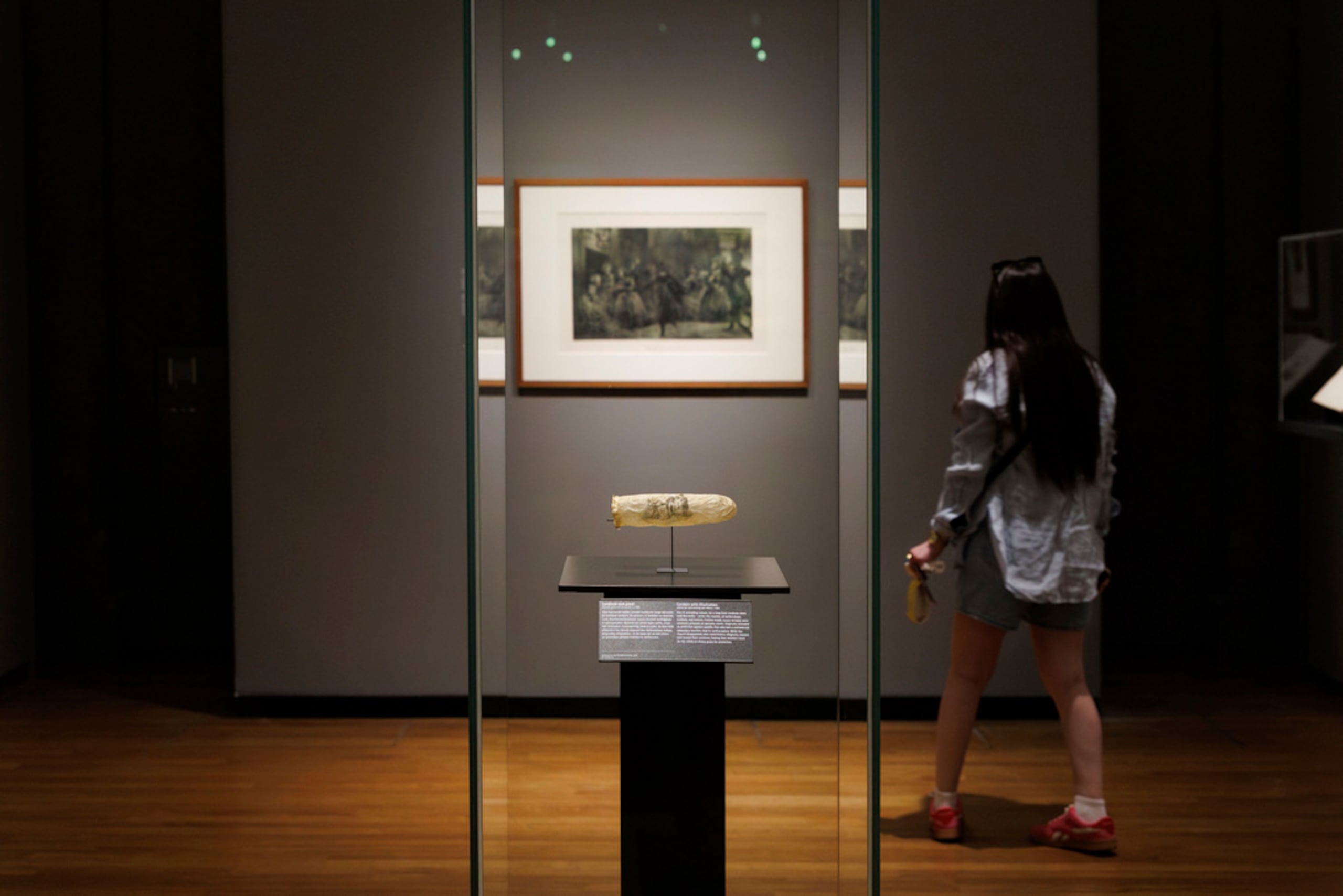 El condón estará en exhibición hasta finales de noviembre.