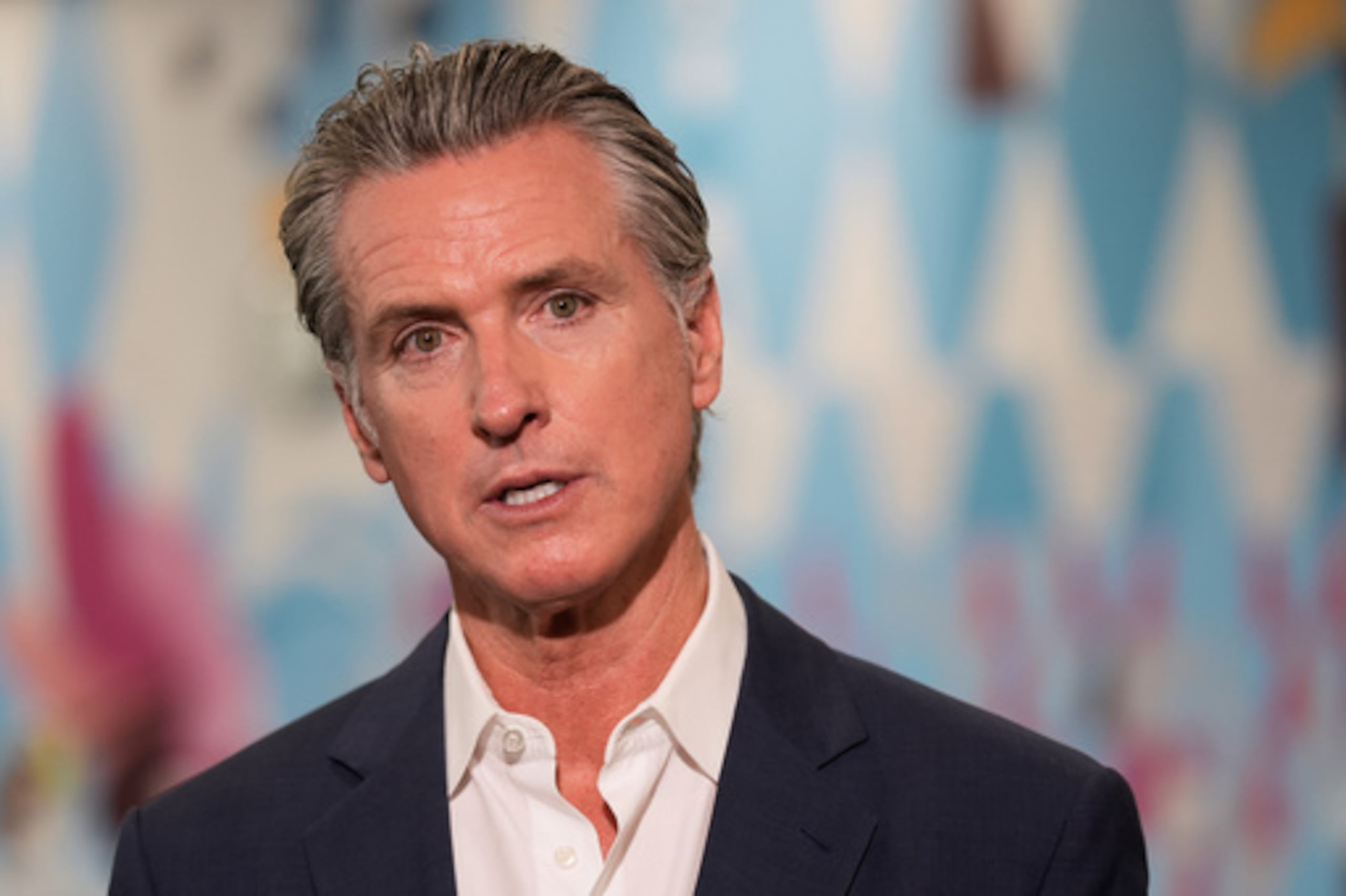 El gobernador de California, Gavin Newsom.