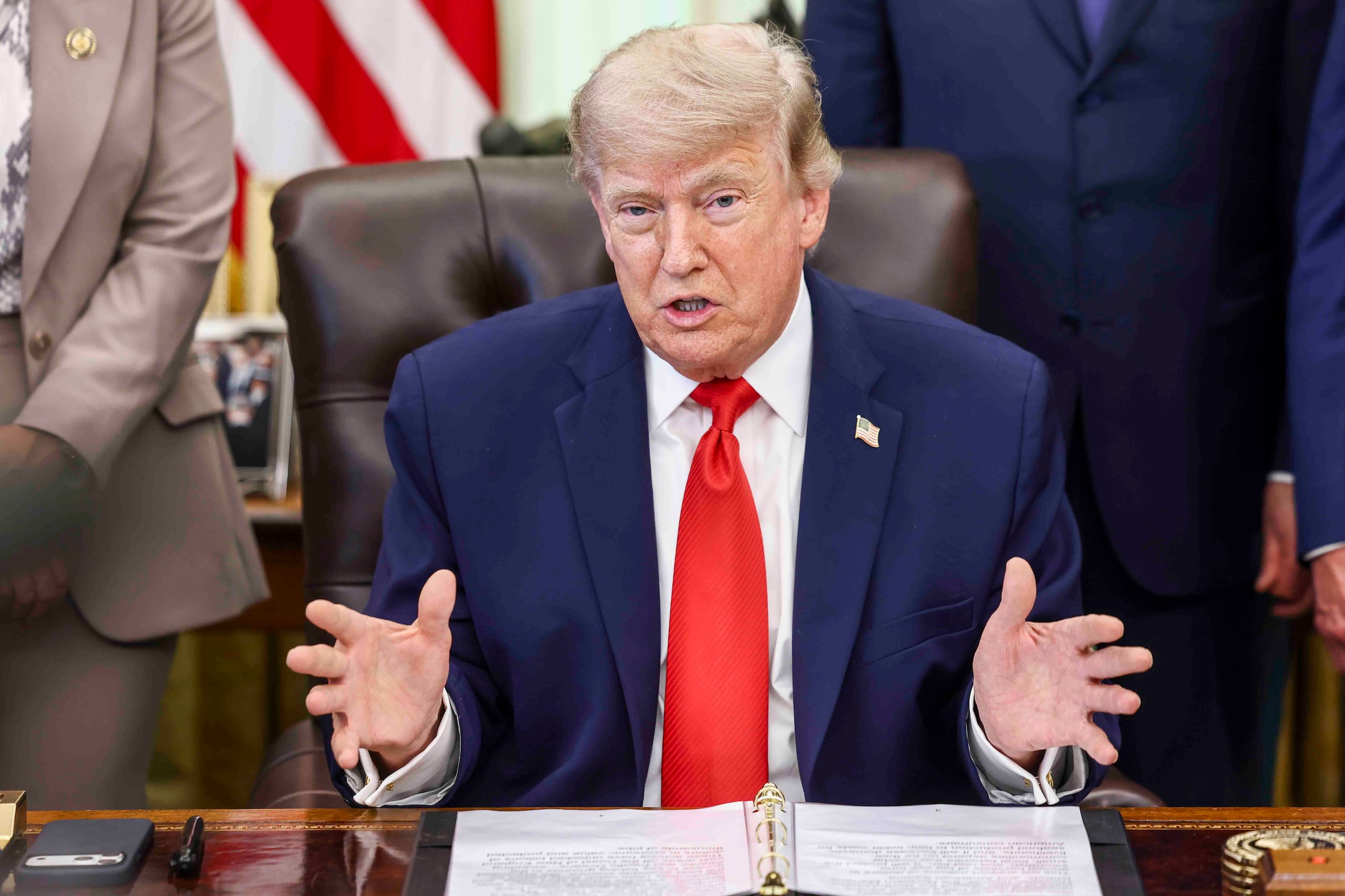 El presidente Donald Trump. (EFE/EPA/JIM LO SCALZO/POOL/ARCHIVO)