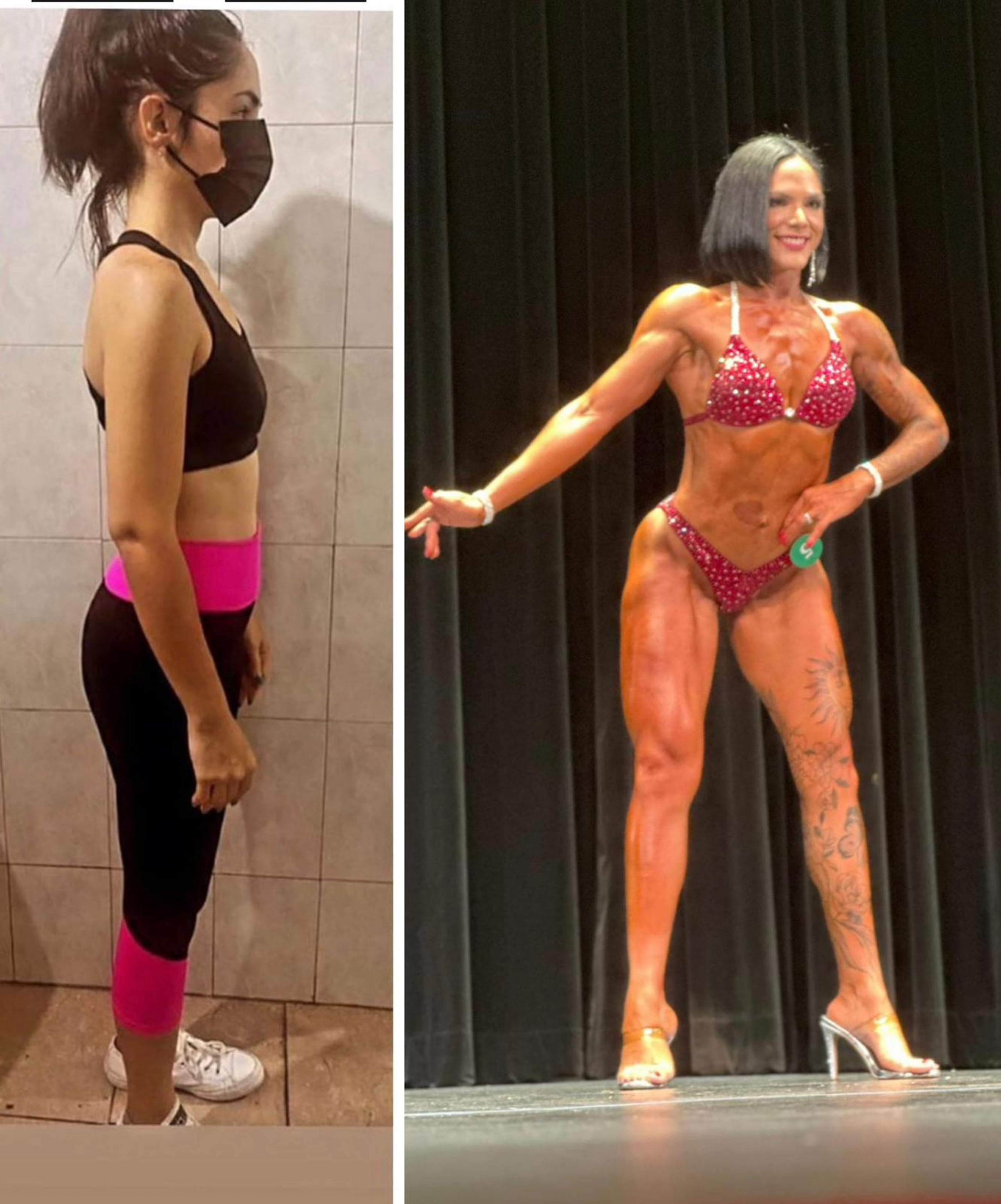 La transformación de Keyshla Crespo -a cargo de Yomayra Pérez- quien recientemente participó en la copa Dinasty Cup, ha sido dramática.