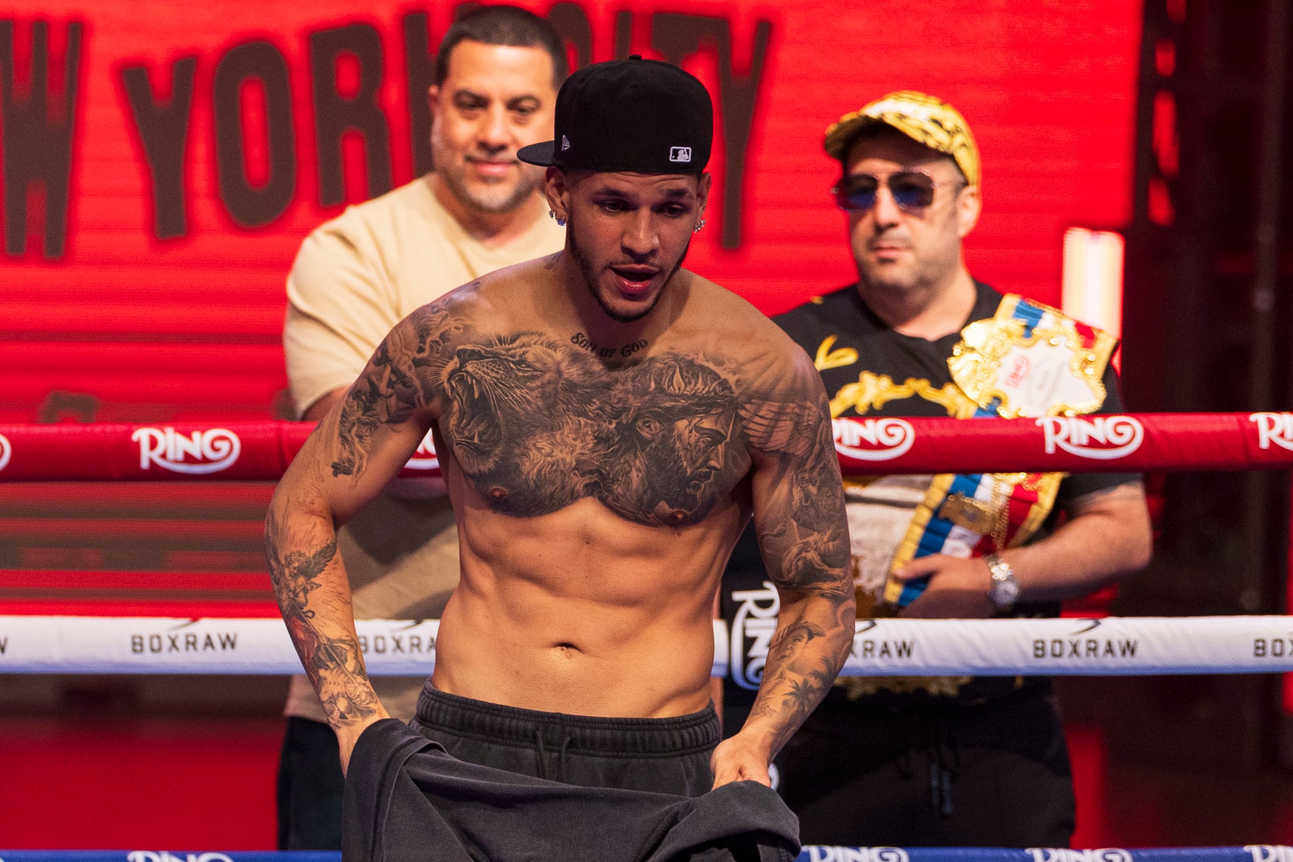 El boxeador boricua Edgar Berlanga.