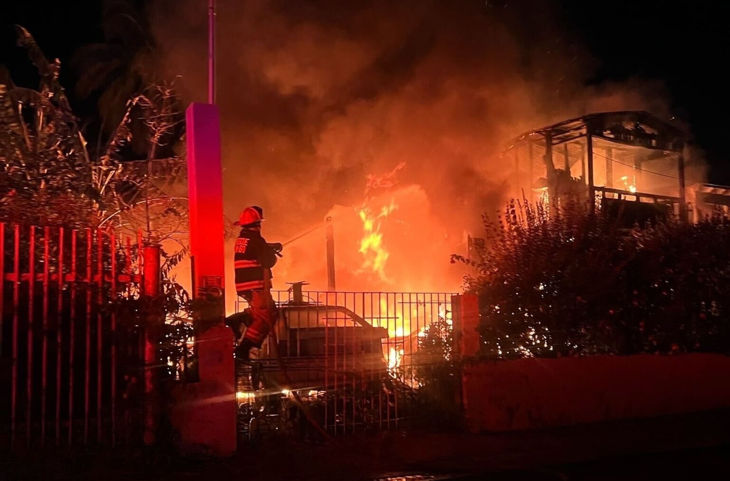 Se registro incendio en la barriada Vietnam.