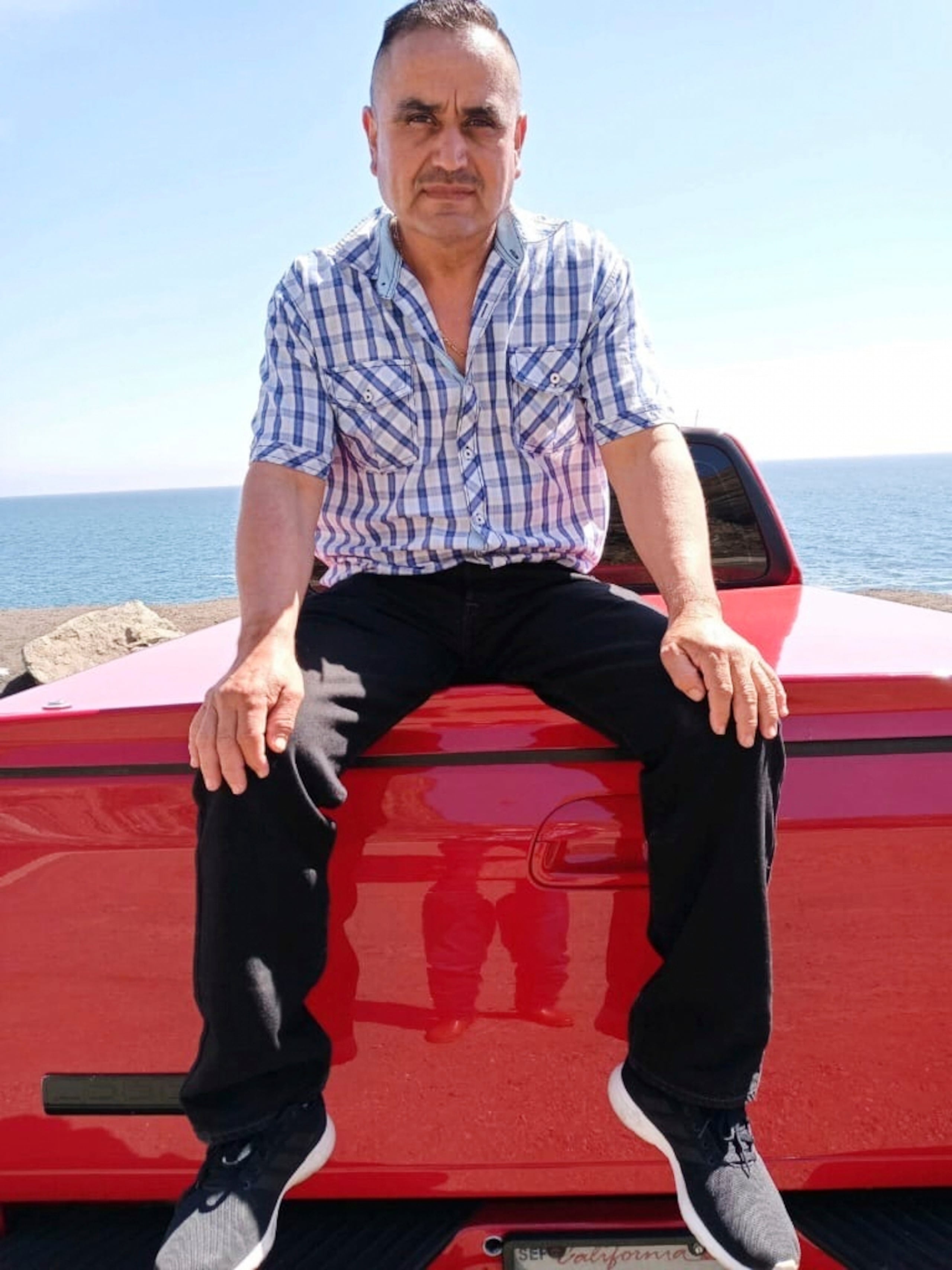 This undated photo provided by his family shows Jaime Alanis, who was injured during an immigration raid on Thursday, July 10, 2025 in Camarillo, Calif. (Family photo via AP)