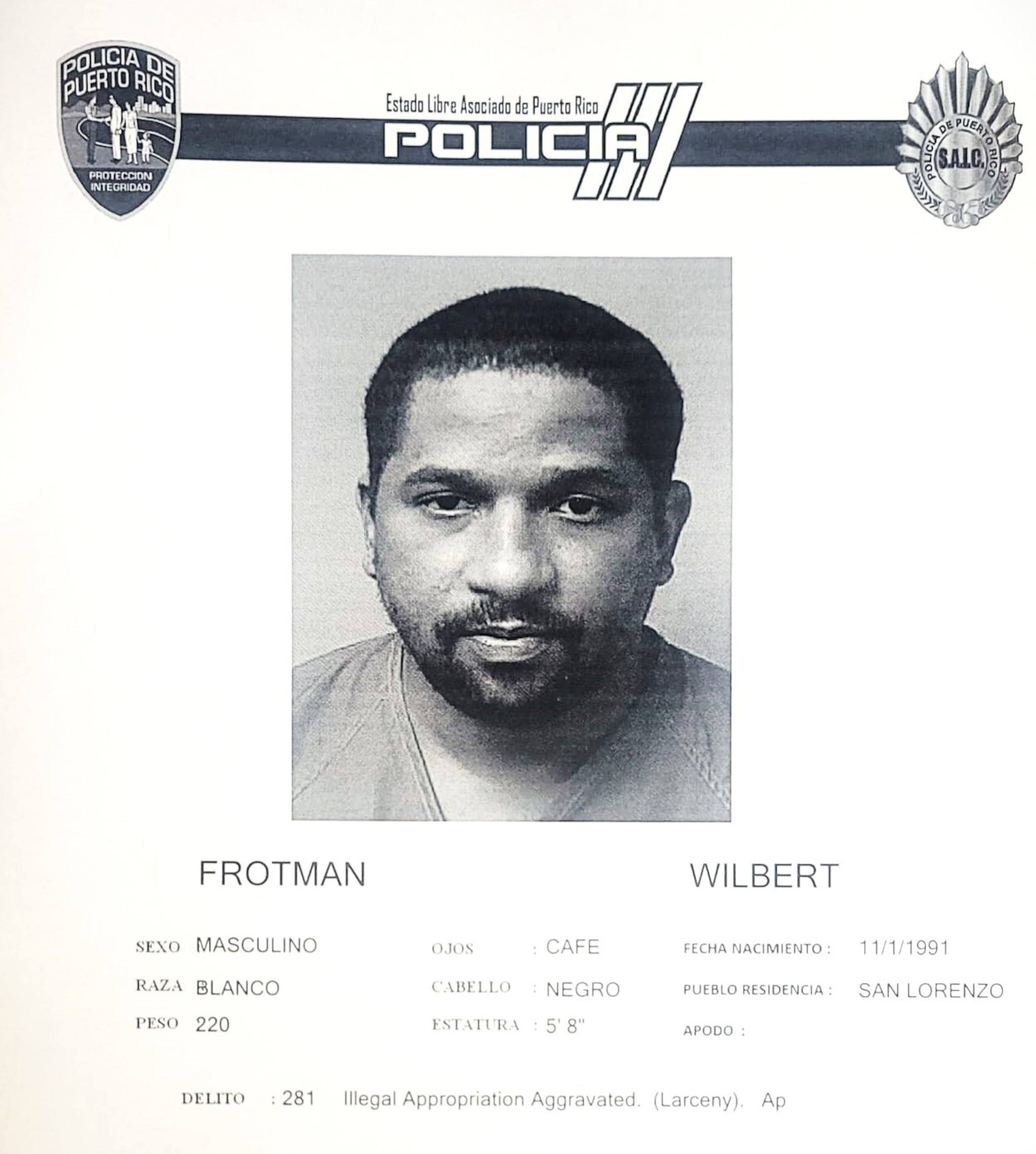 Wilbert Spencer Frotman enfrenta cargos por fraude y apropiación ilegal por coodinar viajes a África que nunca se llevaron a cabo.