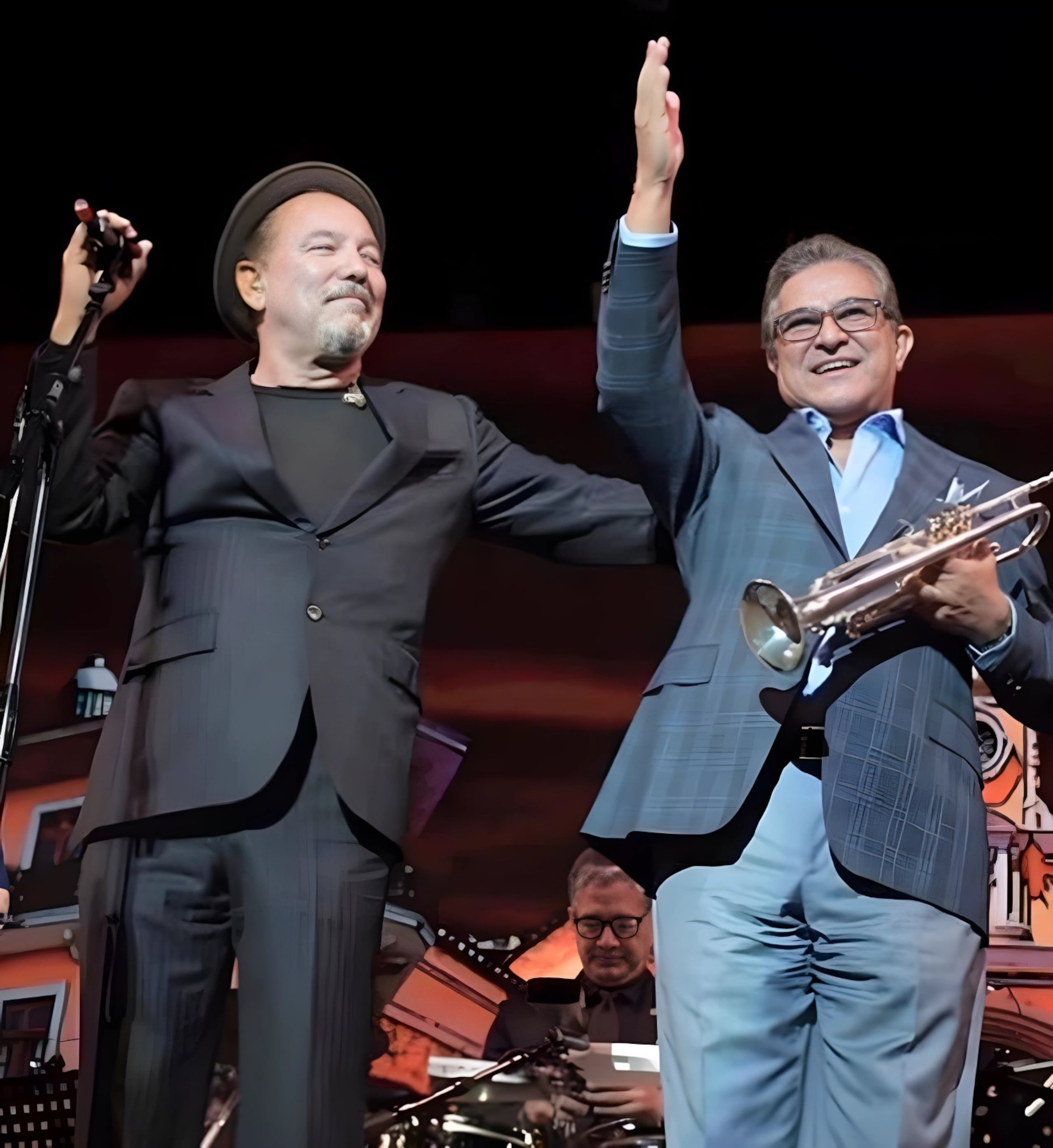 Rubén Blades y Luis Perico Ortiz