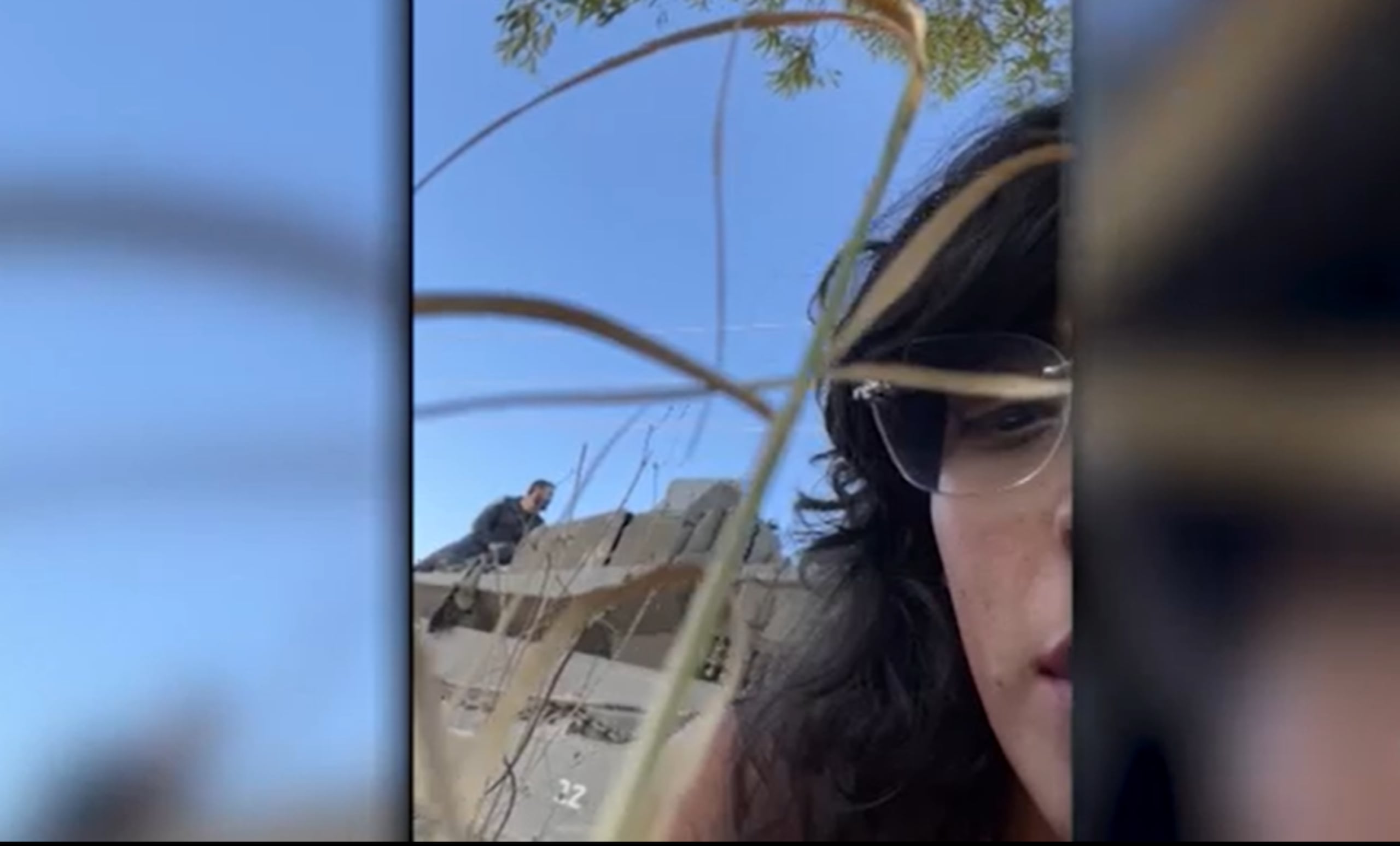Michal Ohana se escondió tras un tanque de guerra y logró sobrevivir el ataque de Hamás durante un festival de música en Israel.