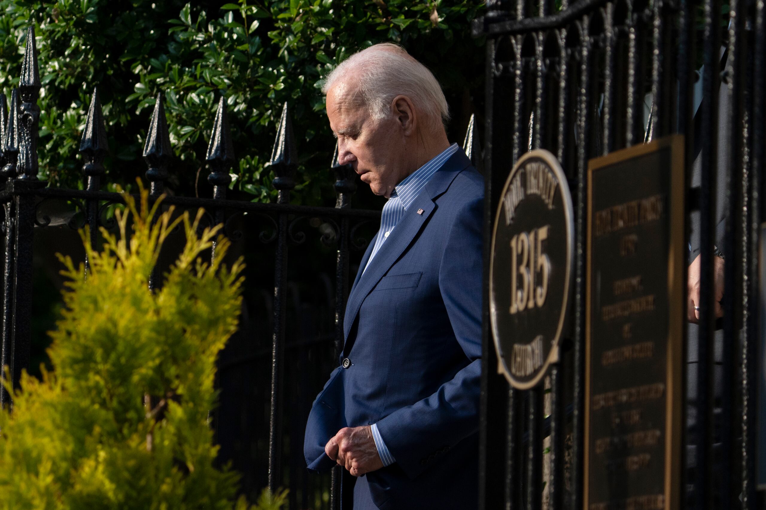 El presidente Joe Biden es el primer mandatario en funciones cuyo principal rival político es acusado por su propio gobierno.