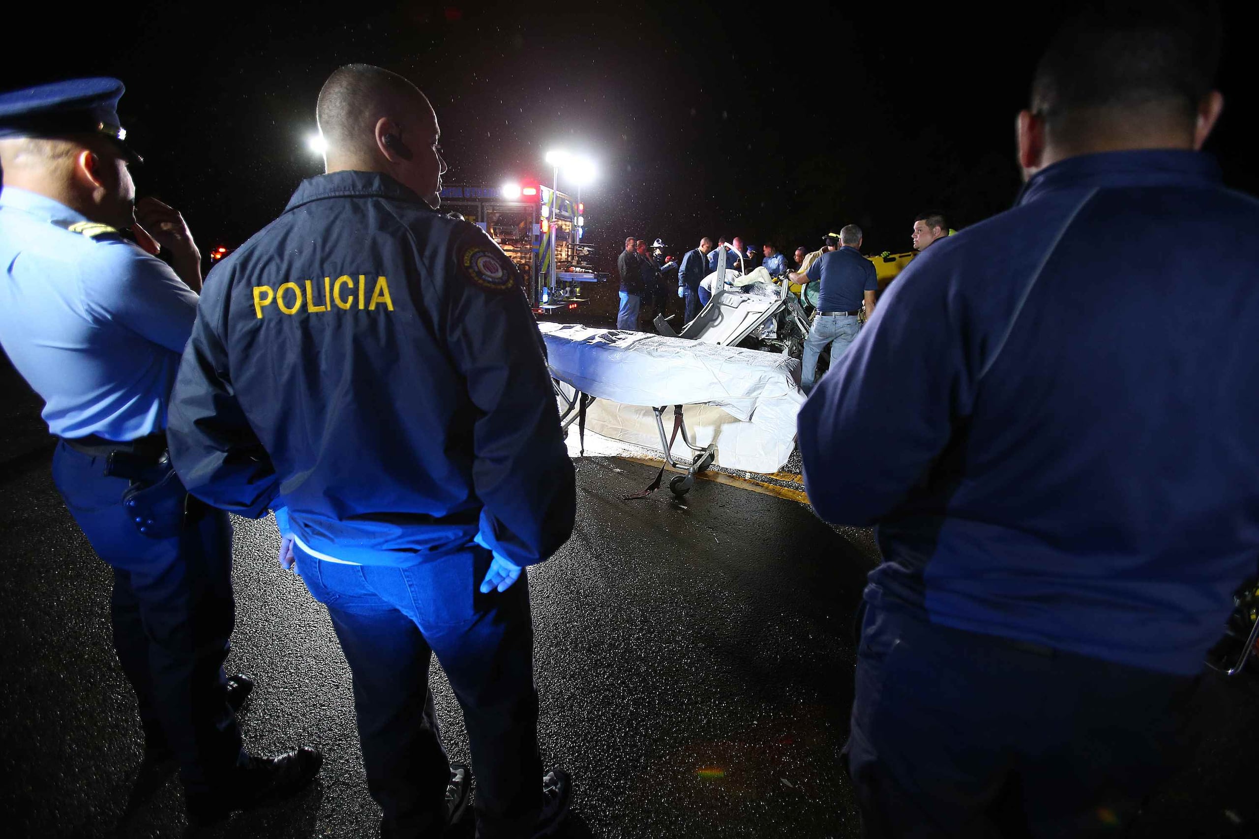 La Policía ocupó el auto Hyundai Genesis que condujo Jerameel Corchado. (GFR Media)