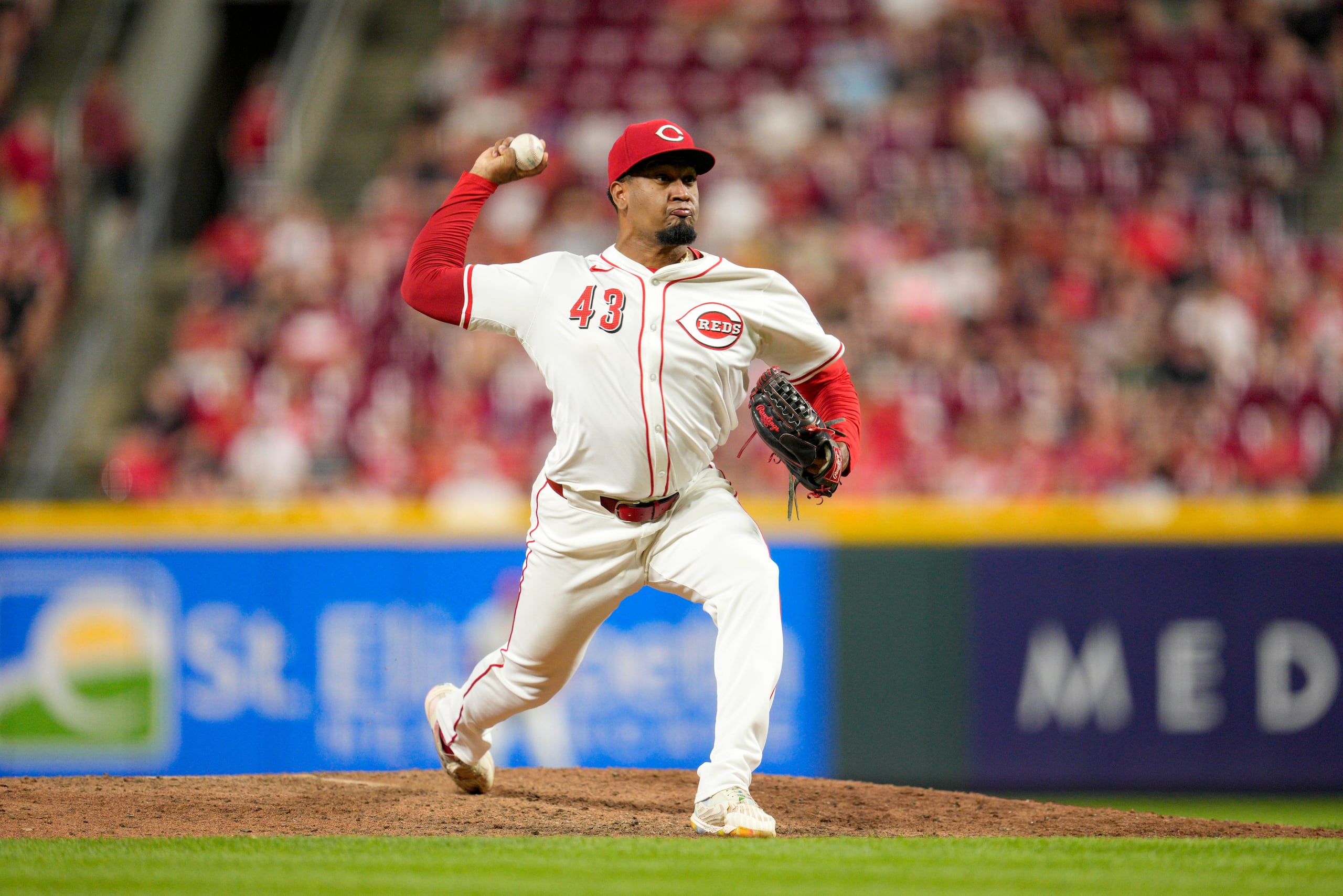 El cerrador boricua Alexis Díaz.