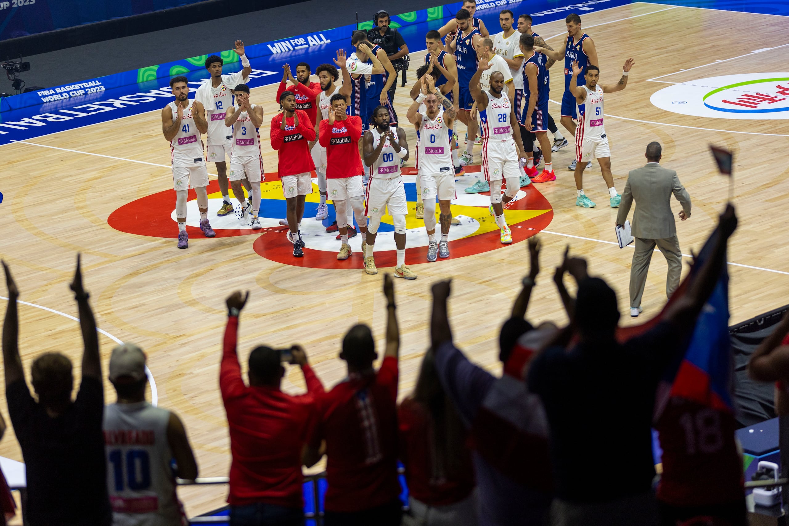 Puerto Rico se enfrentó a Serbia en su segundo partido de la Copa Mundial de Baloncesto FIBA 2023.