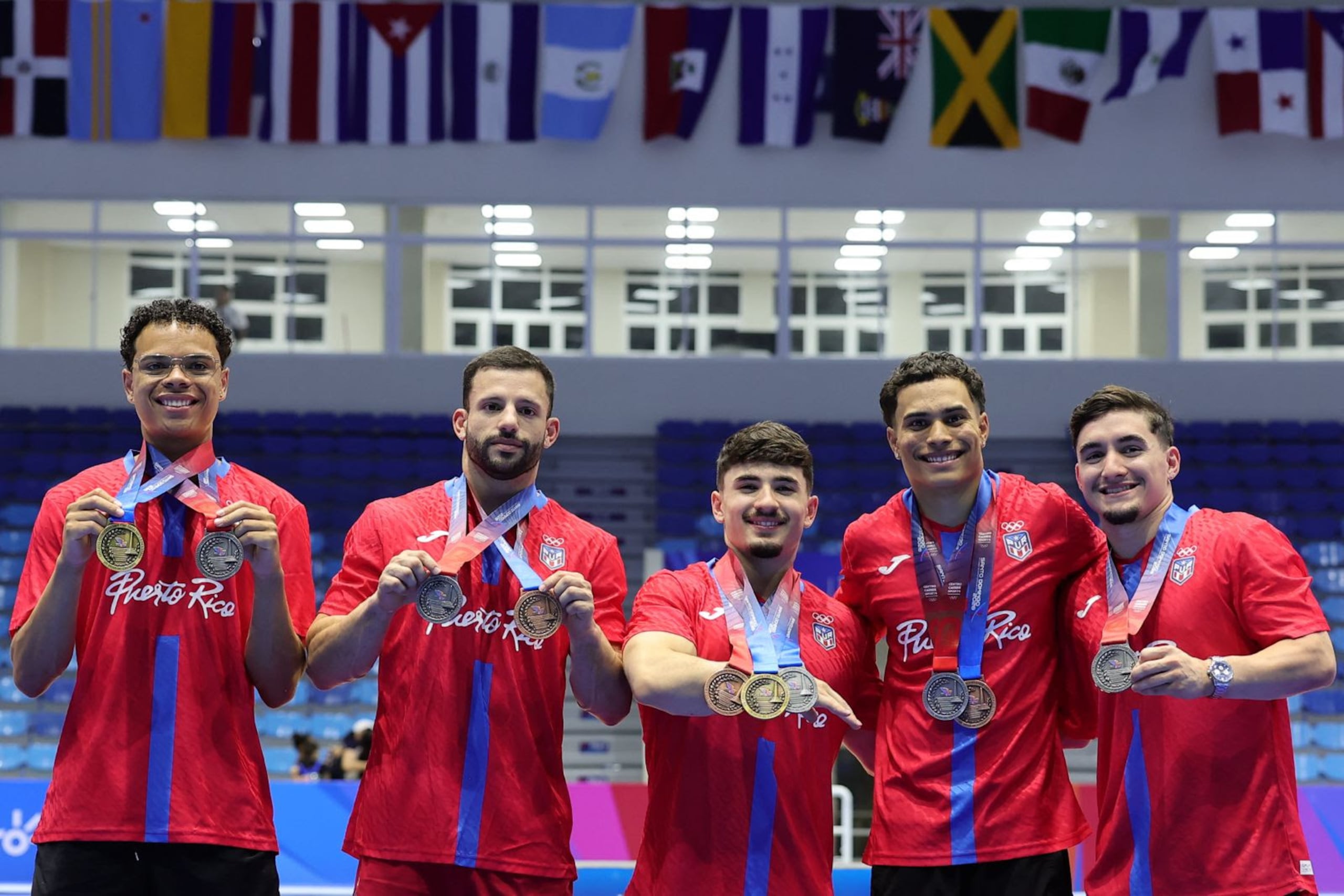 La gimnasia artística de Santo Domingo 2026 con seis medallas: dos de oro, una de plata y tres de bronce.