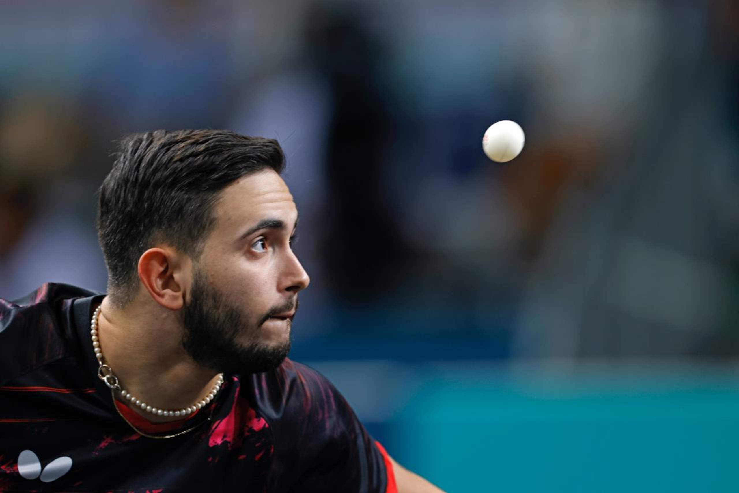 Brian Afanador solo pudo descifrar a su rival en el segundo set. (Copur / Straffon Images)