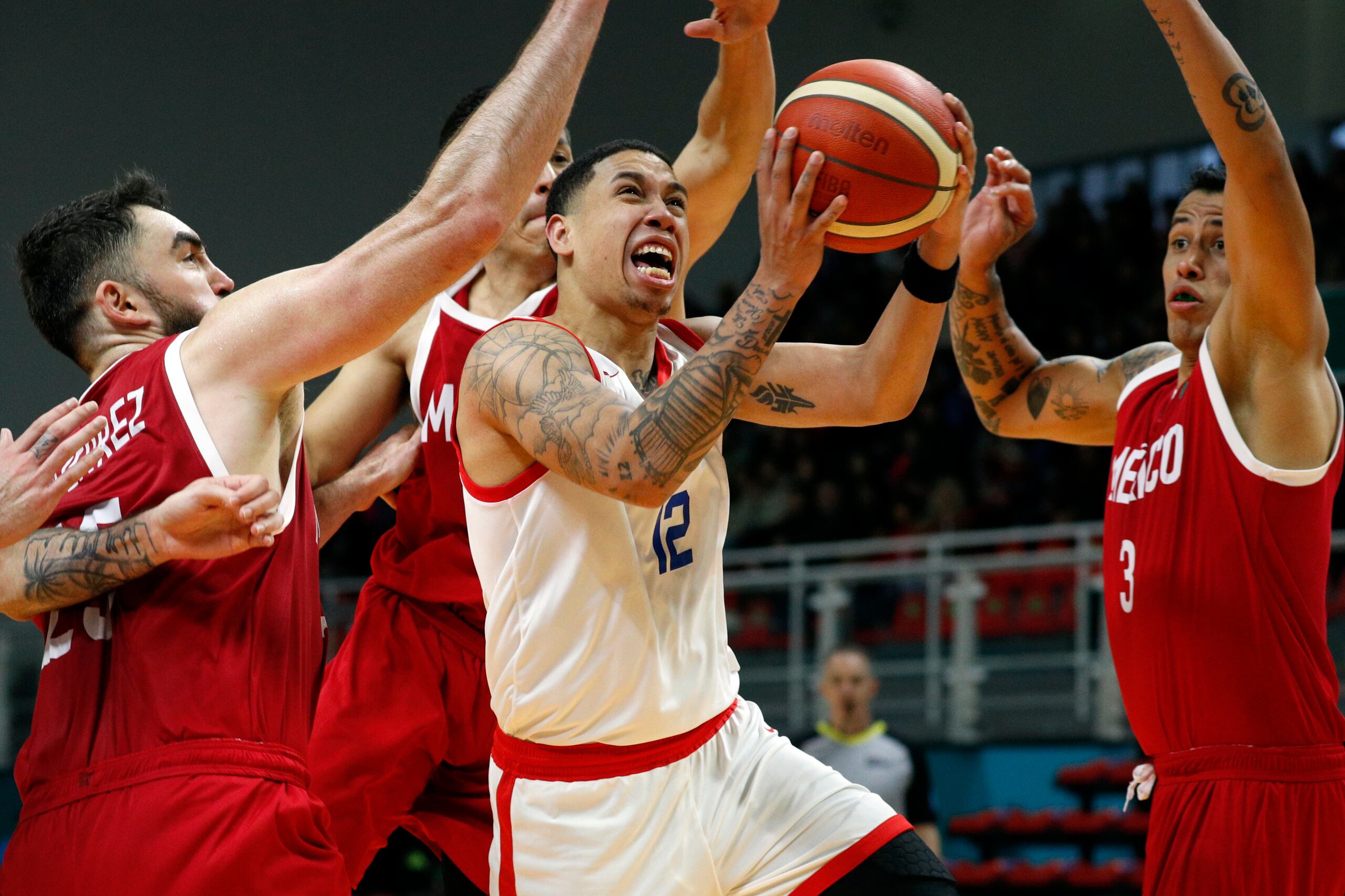 Ismael Yomar Cruz fue el único jugador de Puerto Rico con más de 10 puntos en la derrota frente a México.