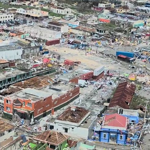 FOTOS: Huracán Melissa devasta comunidades completas en Jamaica