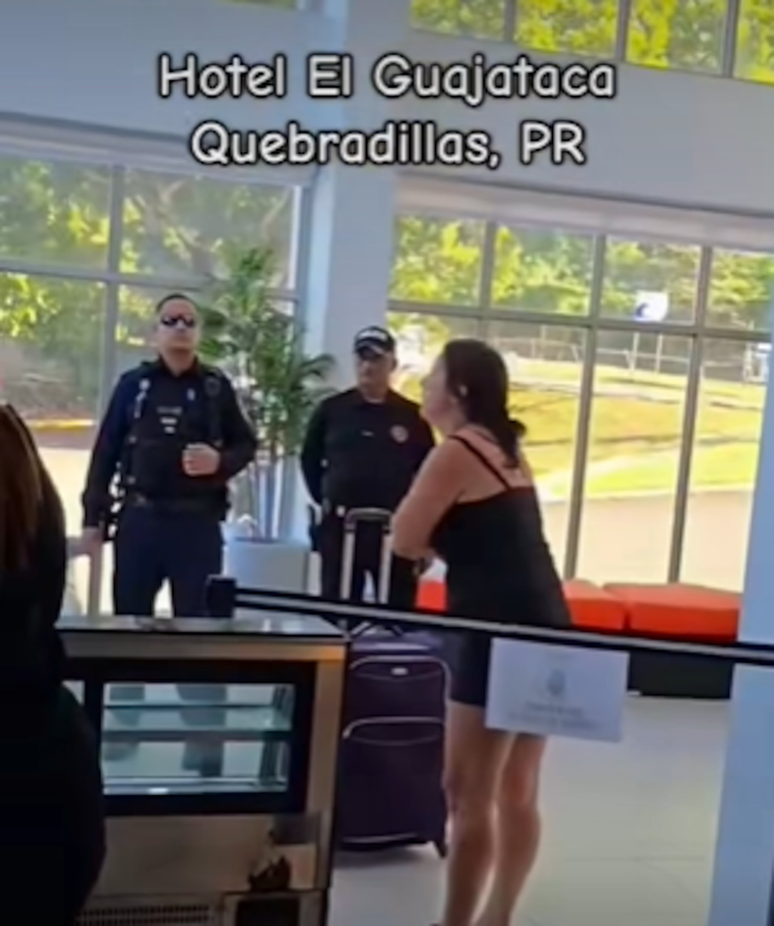 El hotel denunció la situación a través de Facebook.