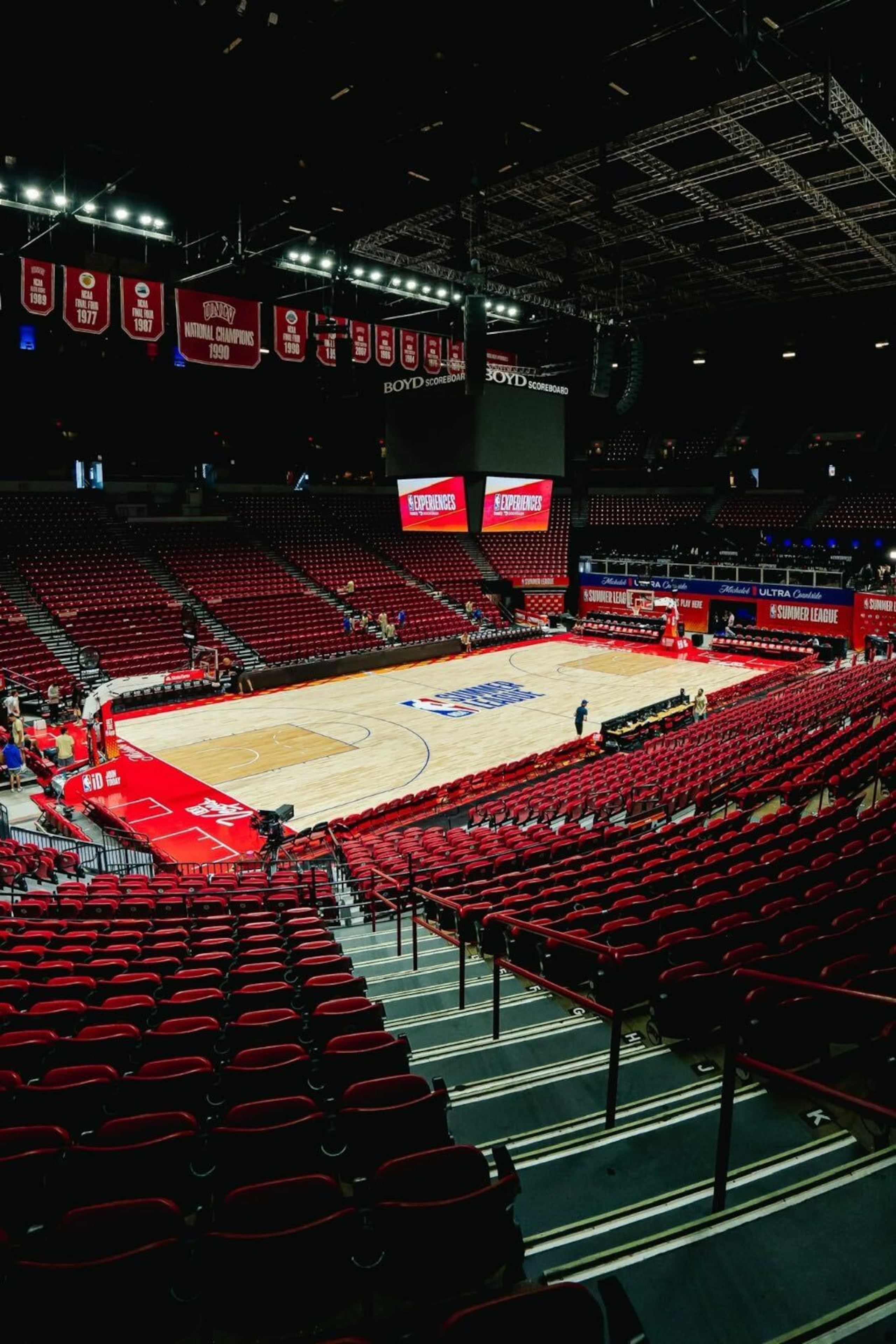 Cancha donde se celebró el NBA Summer League en Las Vegas, Nevada.