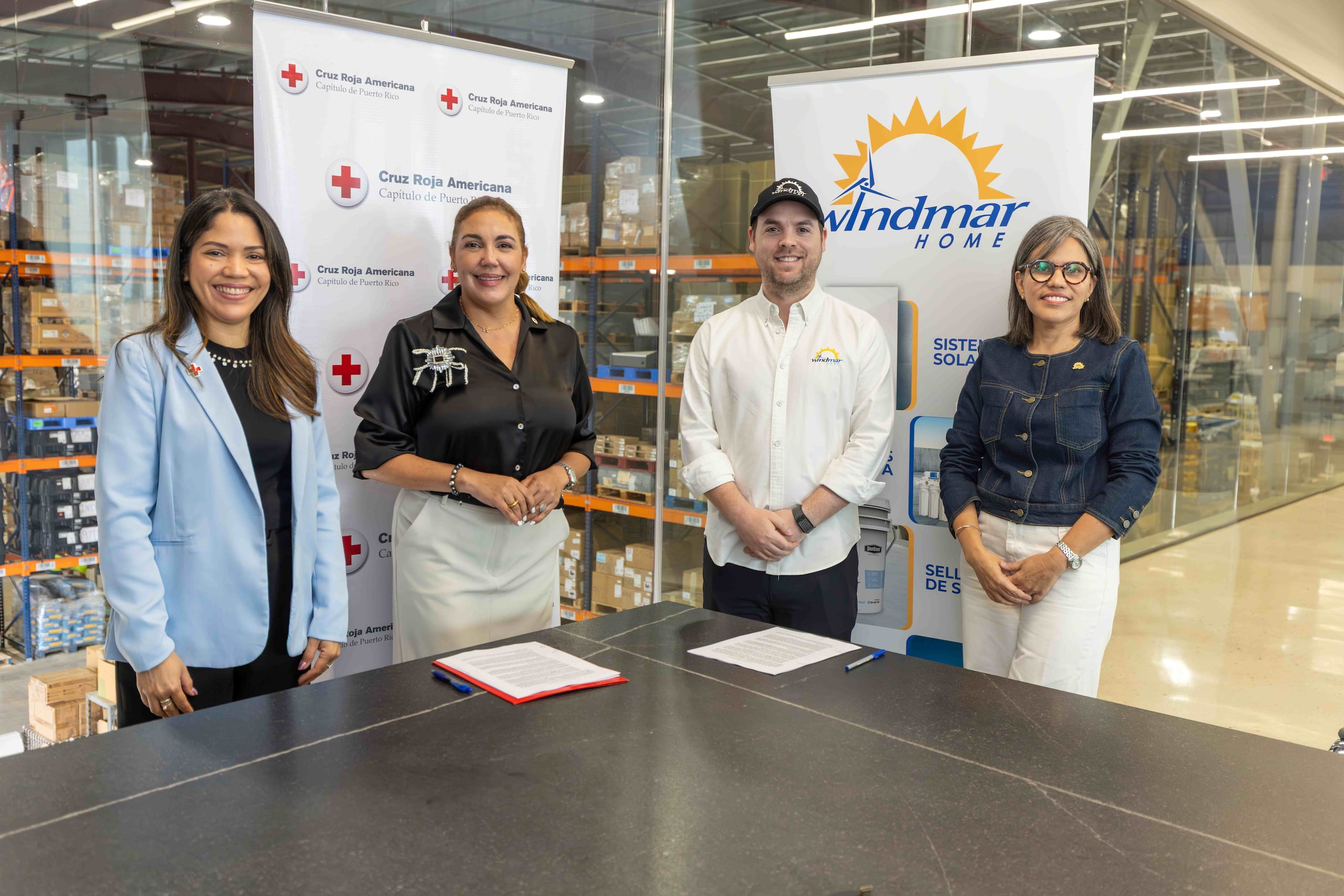 El acuerdo fue firmado por los directivos de las organizaciones en las instalaciones de WindMar Home en Toa Baja.