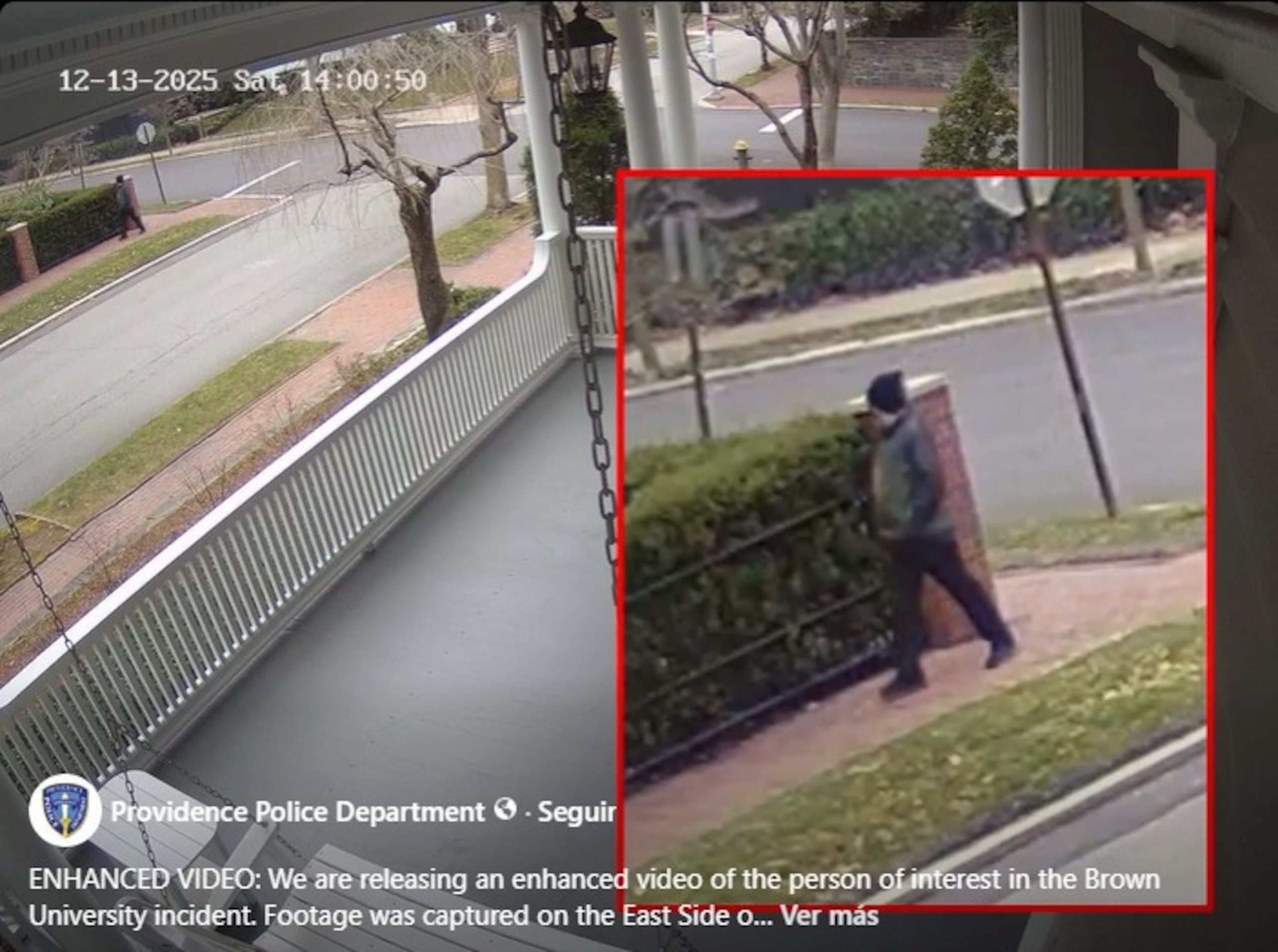 En todos los videos publicados, el rostro del sospechoso estaba enmascarado o de espaldas.