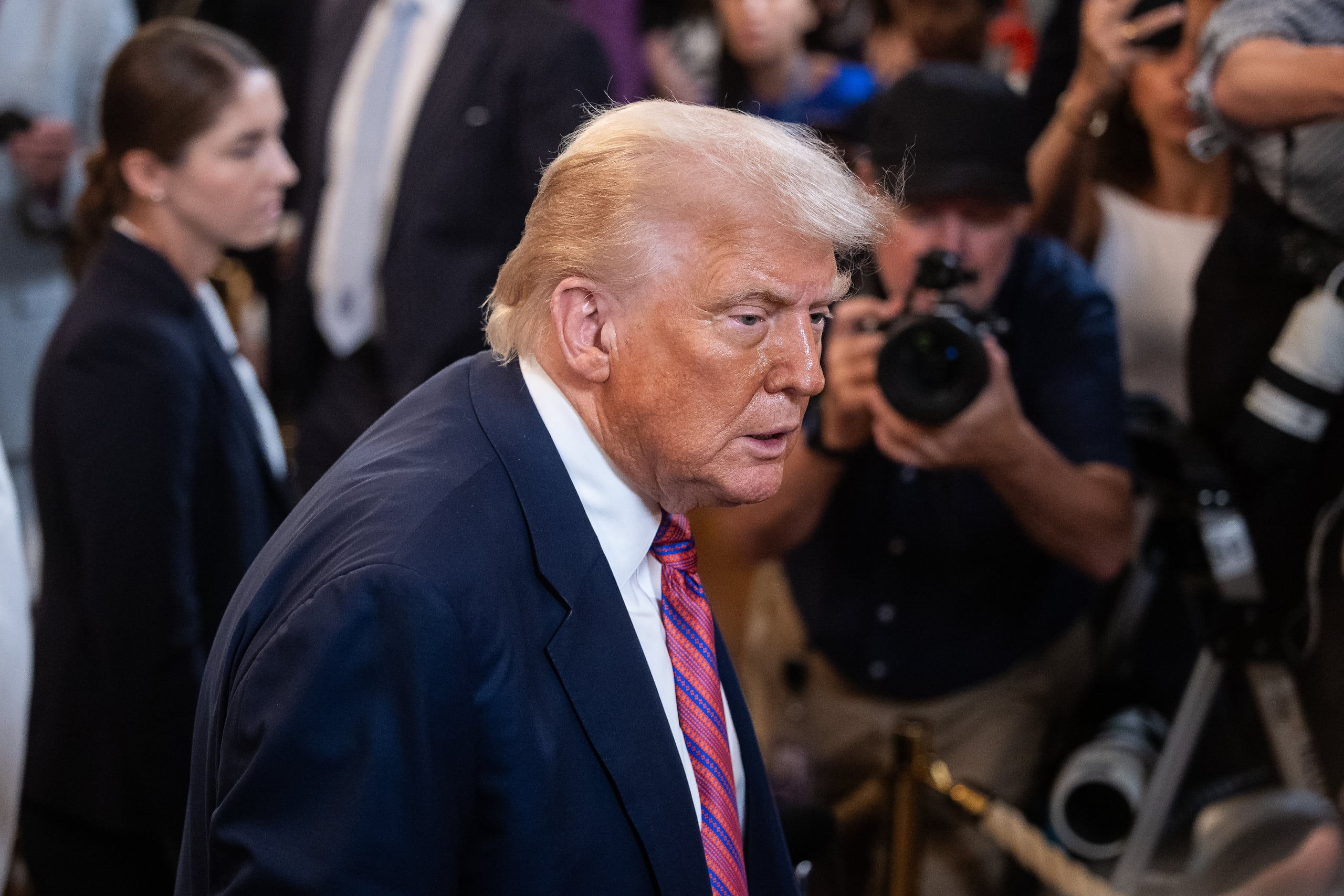 El presidente de Estados Unidos, Donald Trump. (EFE/EPA/FRANCIS CHUNG/POOL)