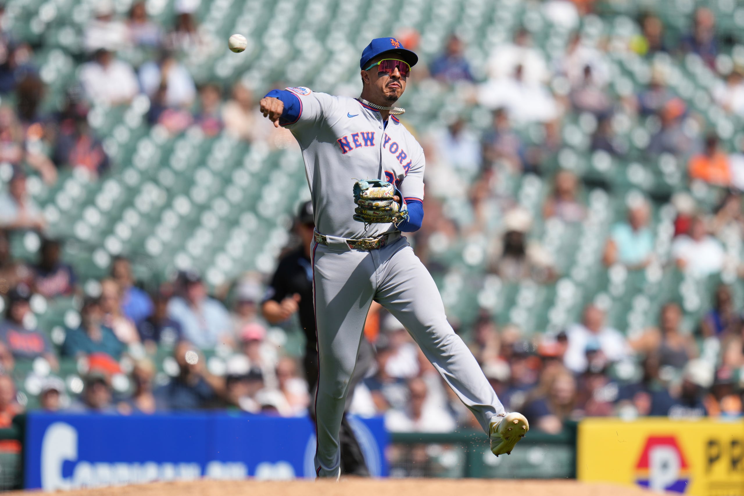 Mark Vientos es el tercera base de los Mets de Nueva York.