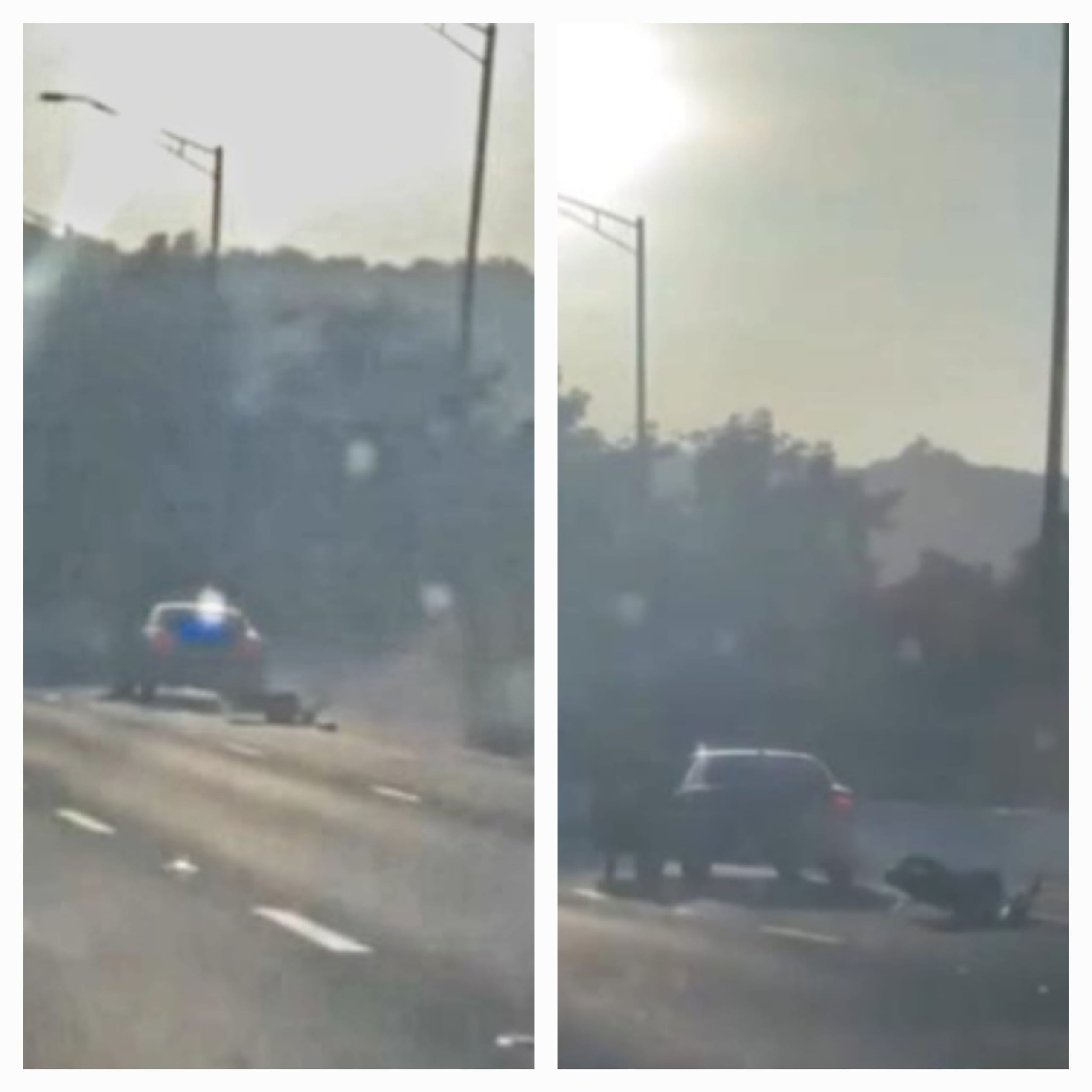 Los hechos se reportaron a las 7:30 a.m. de hoy, viernes, en el kilómetro 4.6 de la Ruta 66, durante la persecución de un motociclista por una infracción de tránsito.