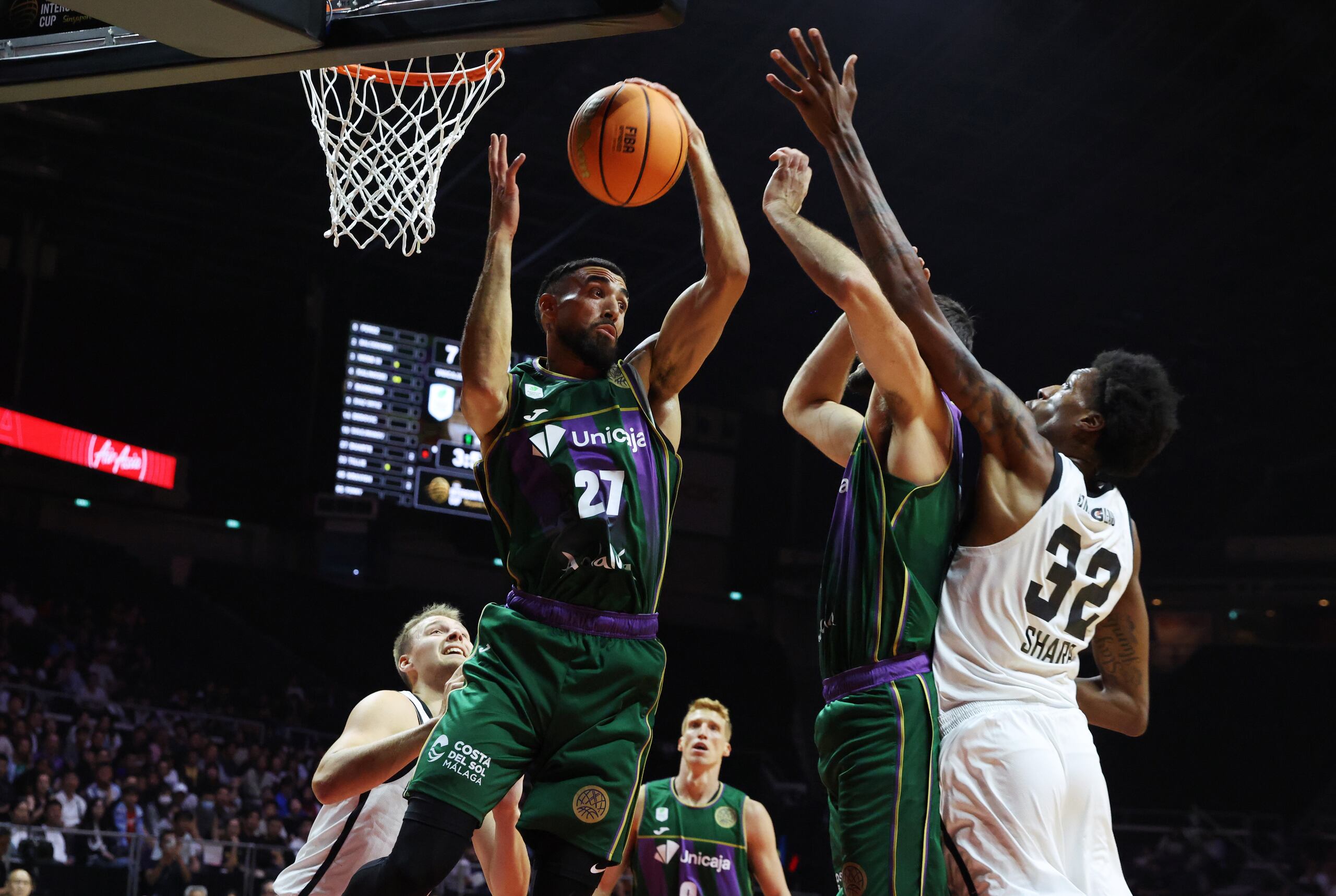 El alero dominicano Chris Duarte, fichaje del Unicaja ,en la final de la Copa Internacional FIBA.
