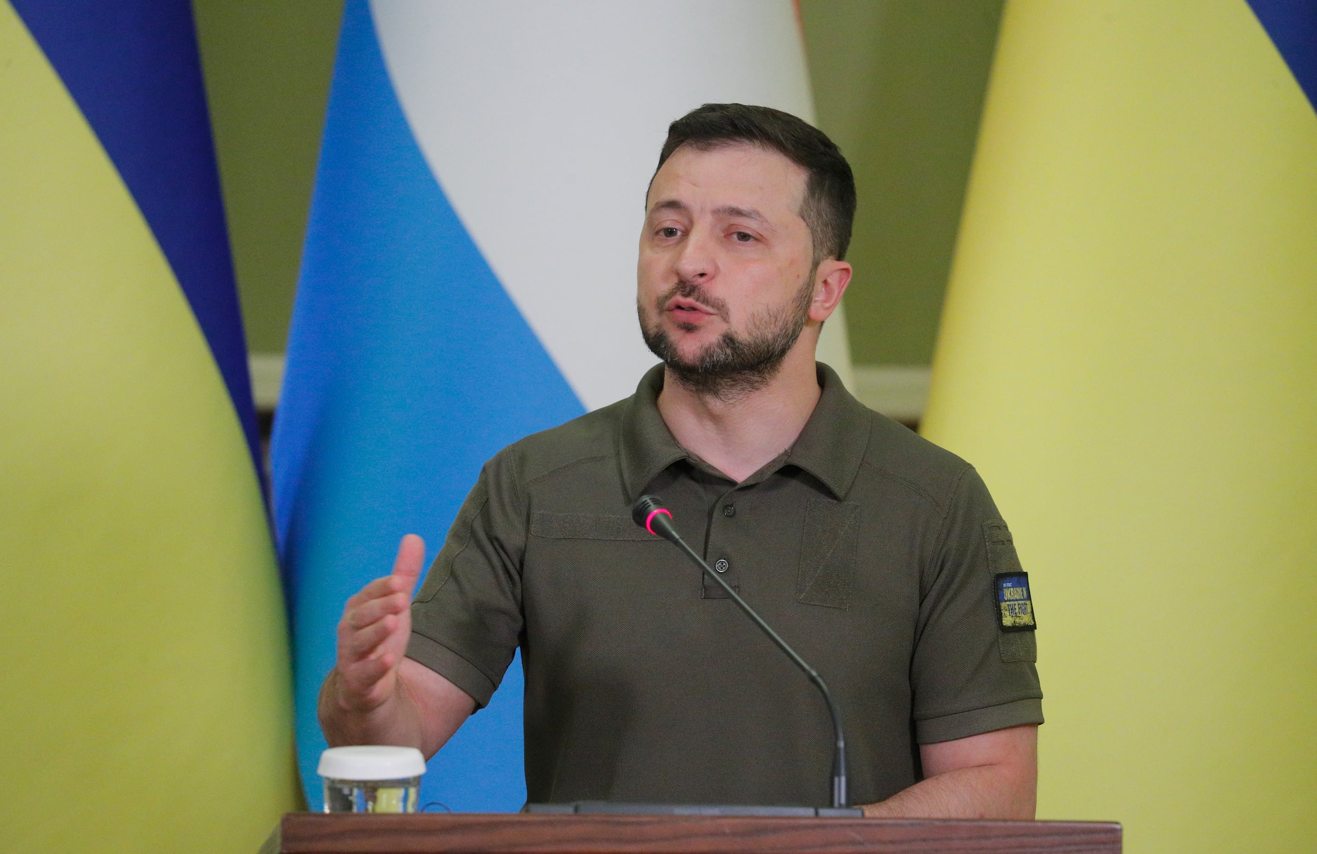 El presidente ucraniano, Volodymyr Zelensky.