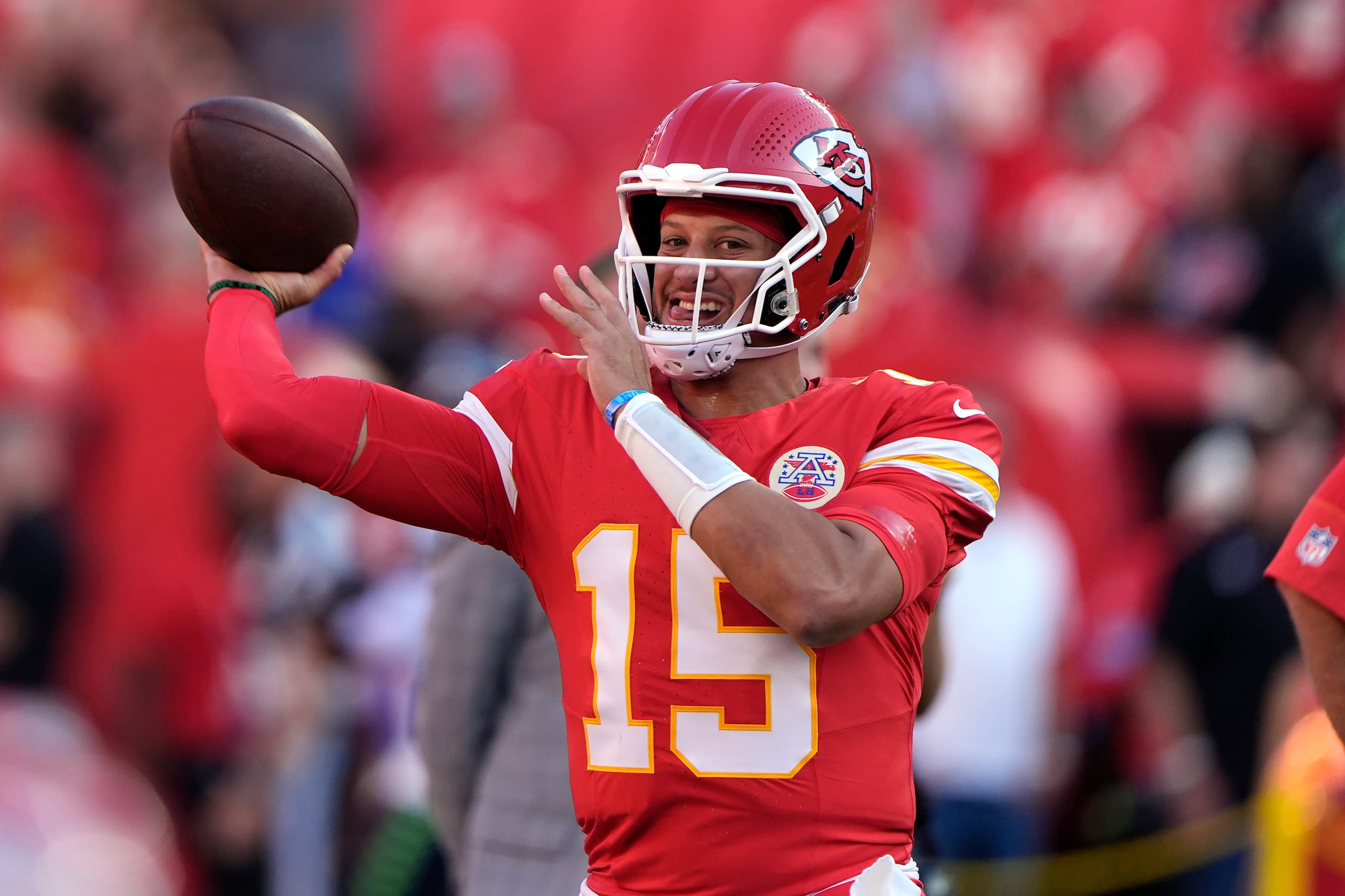 El quarterback de los Chiefs de Kansas City Patrick Mahomes.