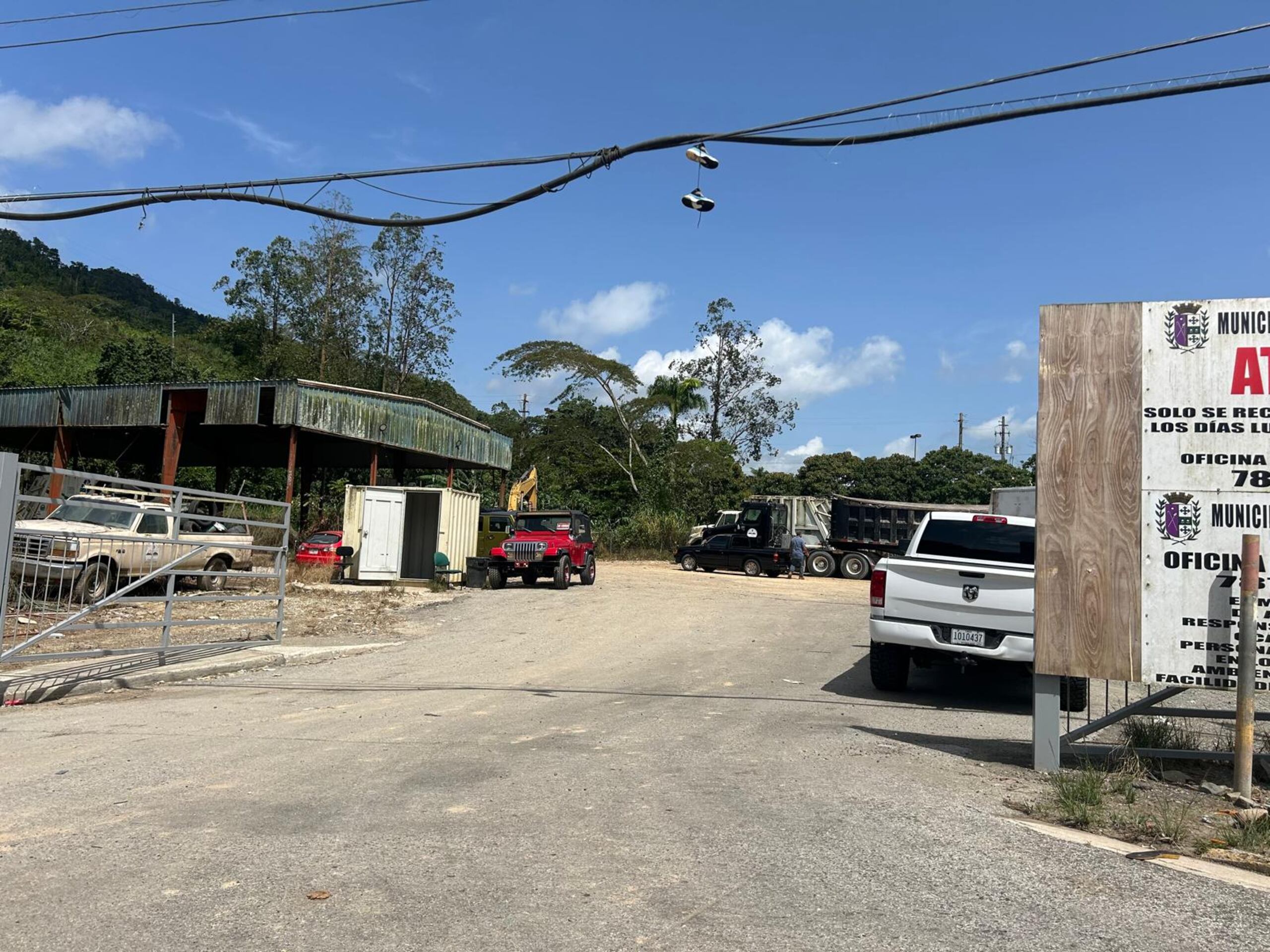 Área de despacho de basura