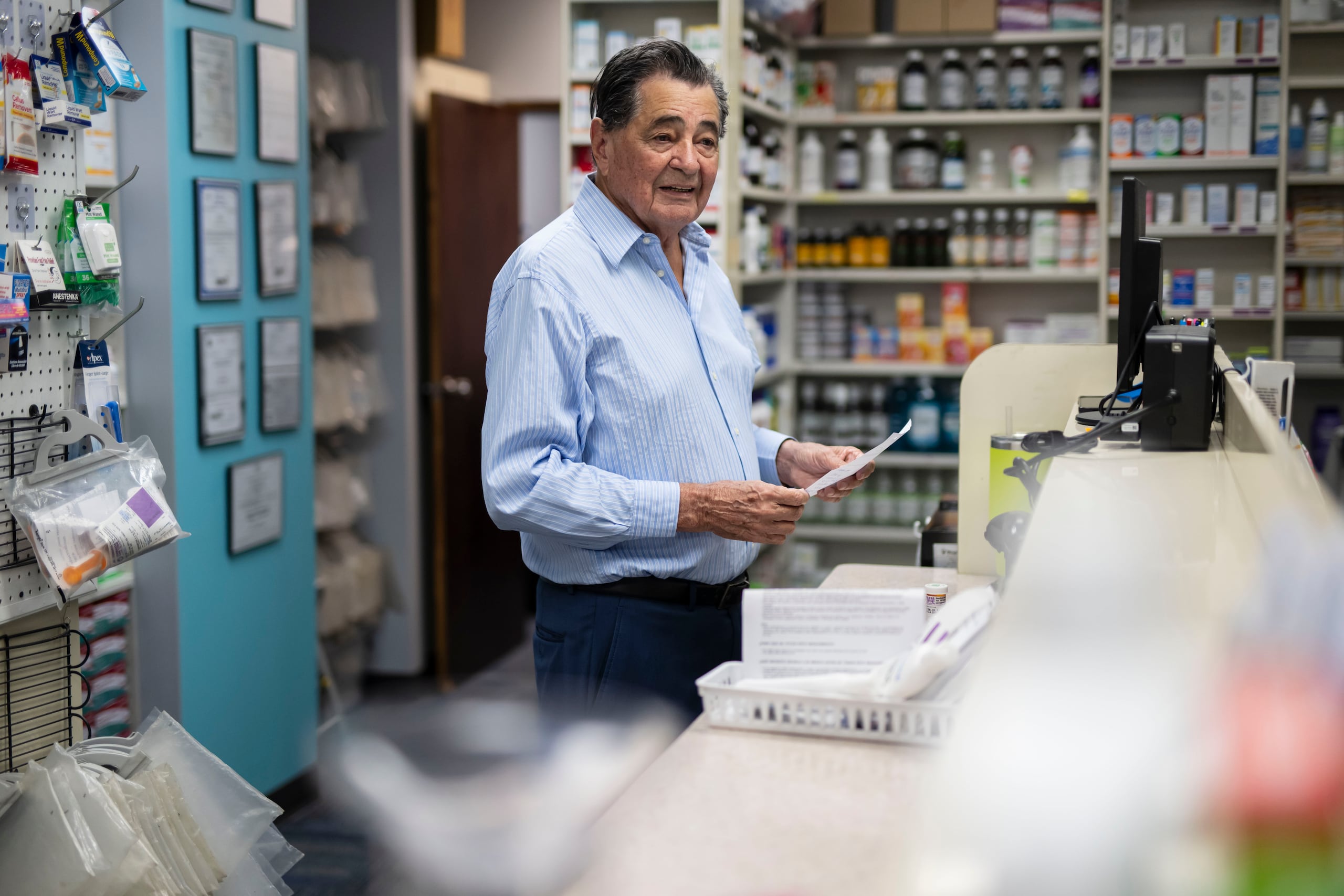 “Yo nací siendo popular, pero también nací queriendo ser farmacéutico”, dijo.