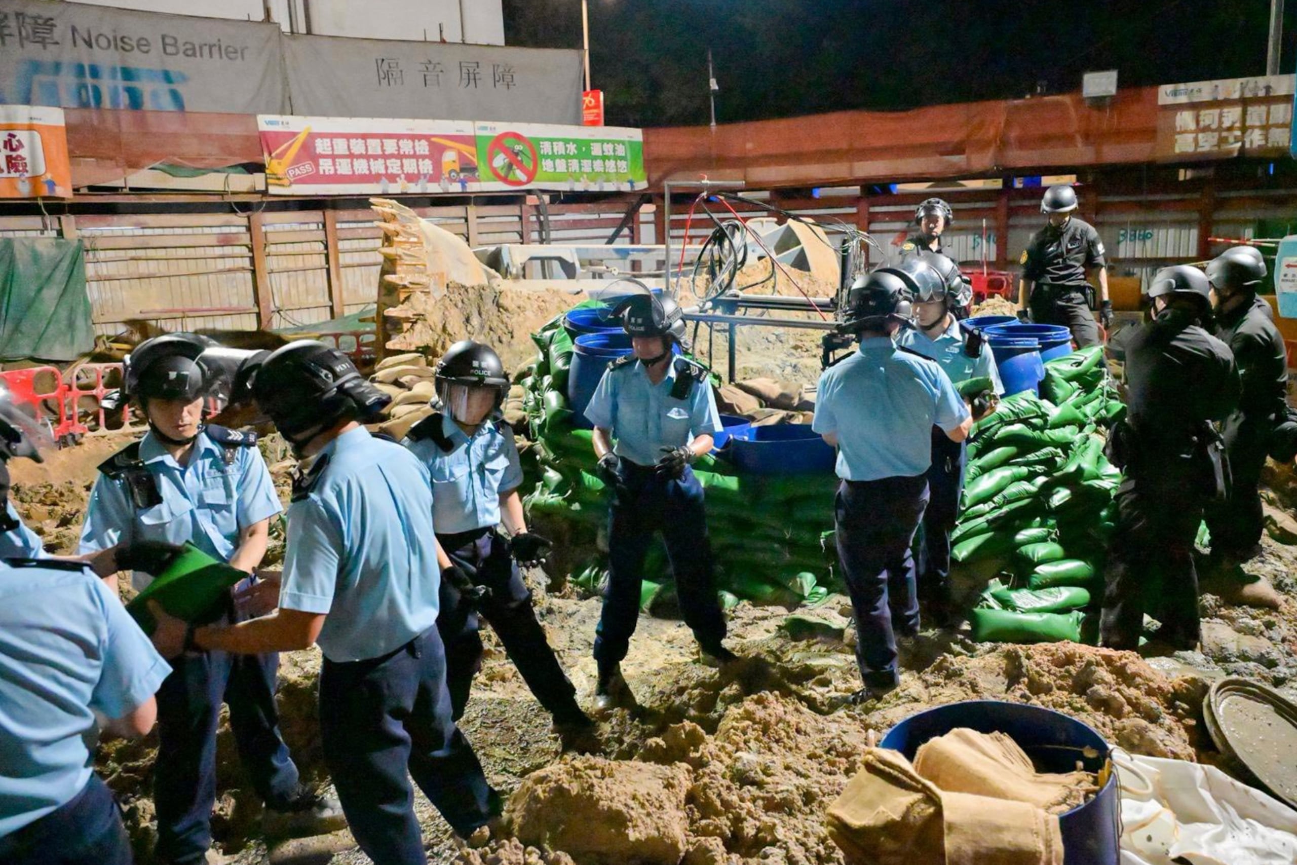 De vez en cuando, en Hong Kong se descubren bombas que quedaron de la Segunda Guerra Mundial.