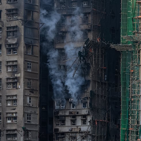 FOTOS: La devastación y el dolor tras la tragedia en Hong Kong