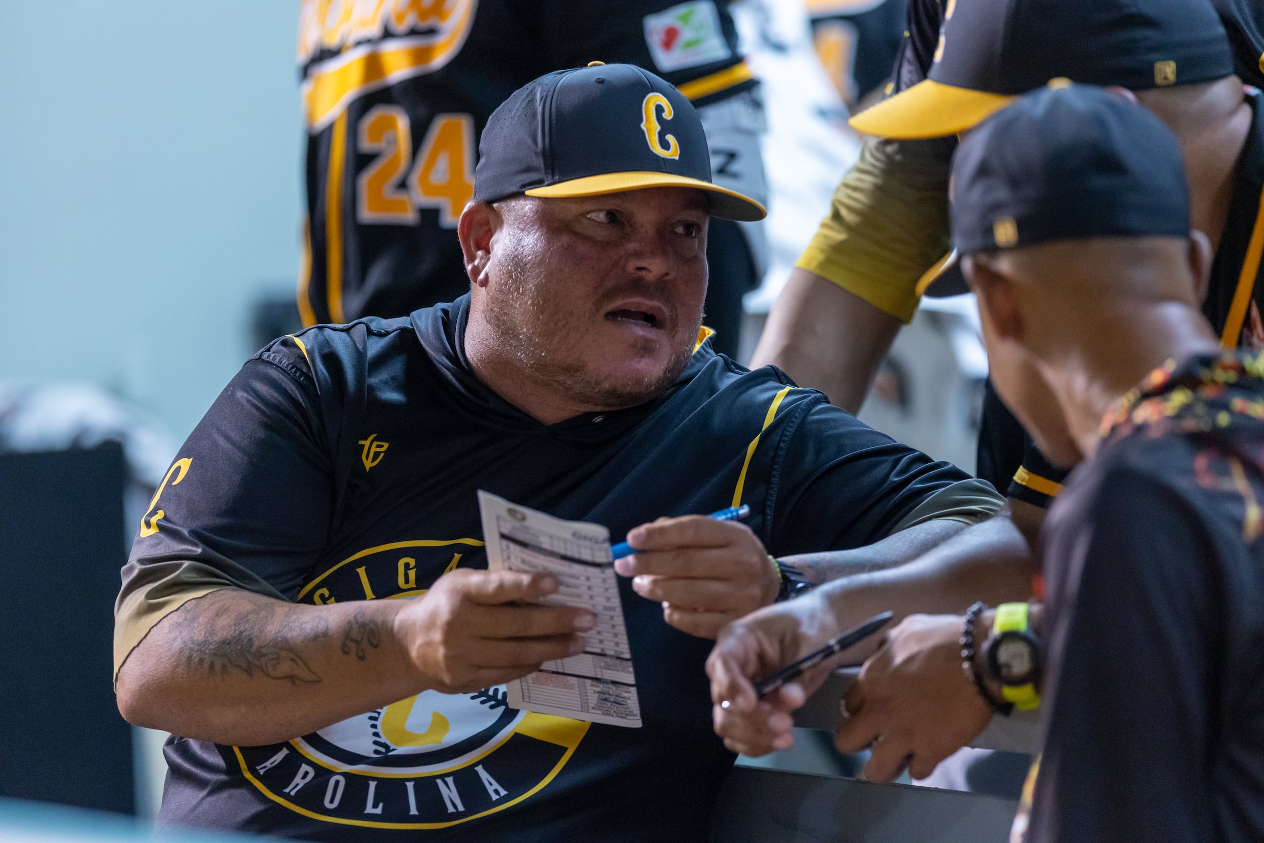 El dirigente de Carolina, Edwards Guzmán.