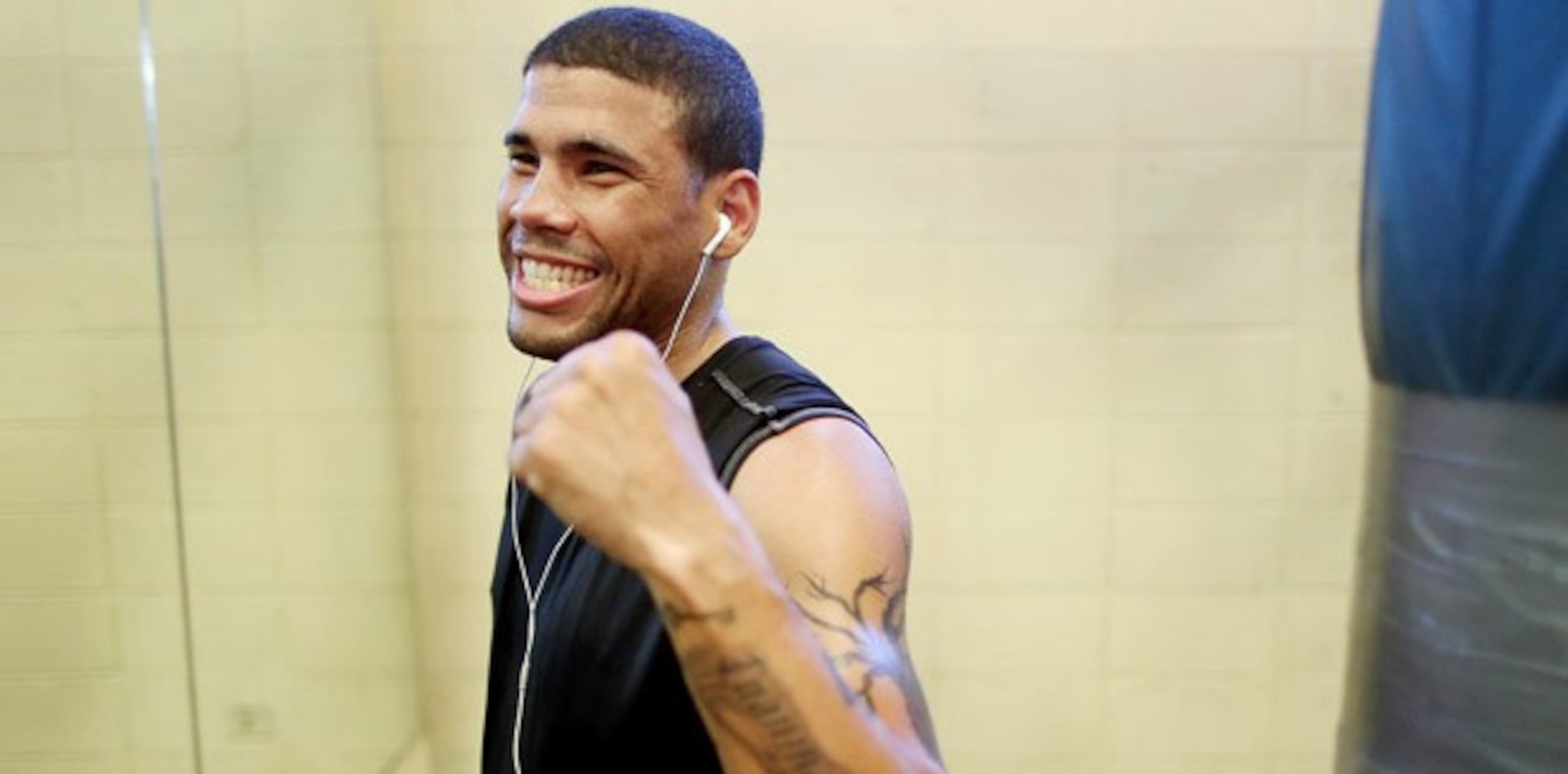 López dice estar lleno de entusiasmo por la pelea. (jose.madera@gfrmedia.com)