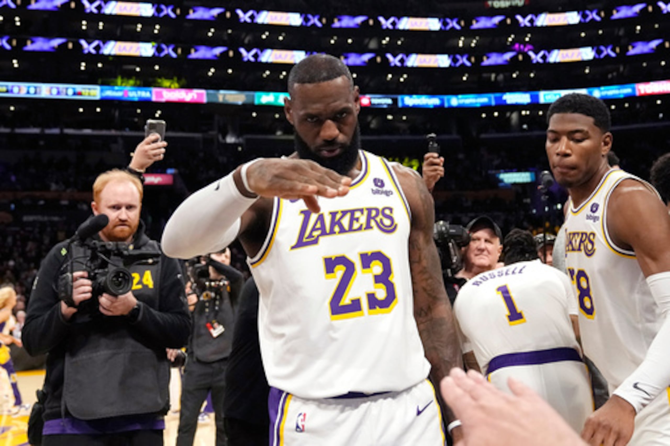 LeBron James jugó con los Lakers de Los Ángeles desde el 2018 hasta el 2026.