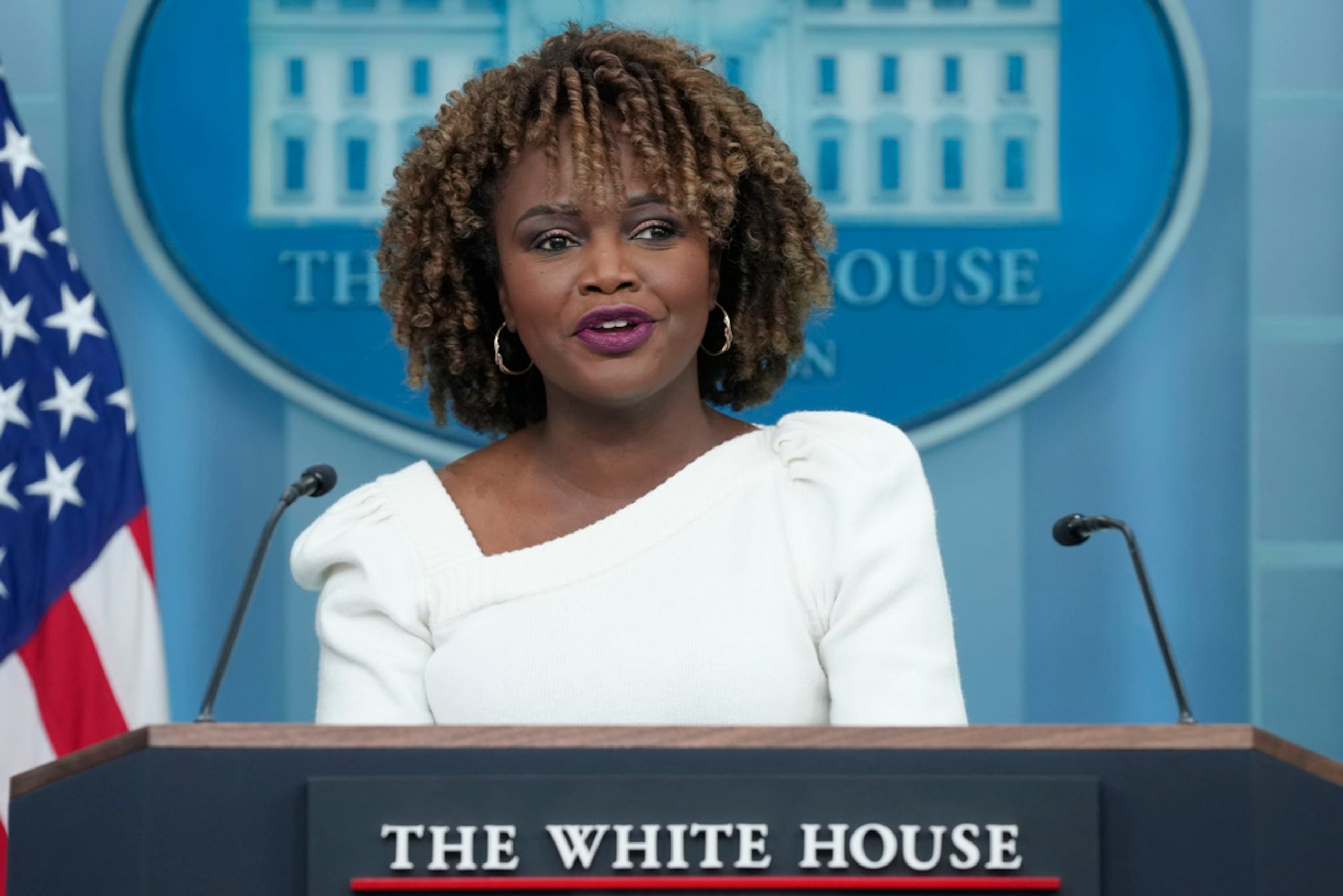 Karine Jean-Pierre fungió como la secretaria de Prensa de la Casa Blanca durante la presidencia de Joe Biden.