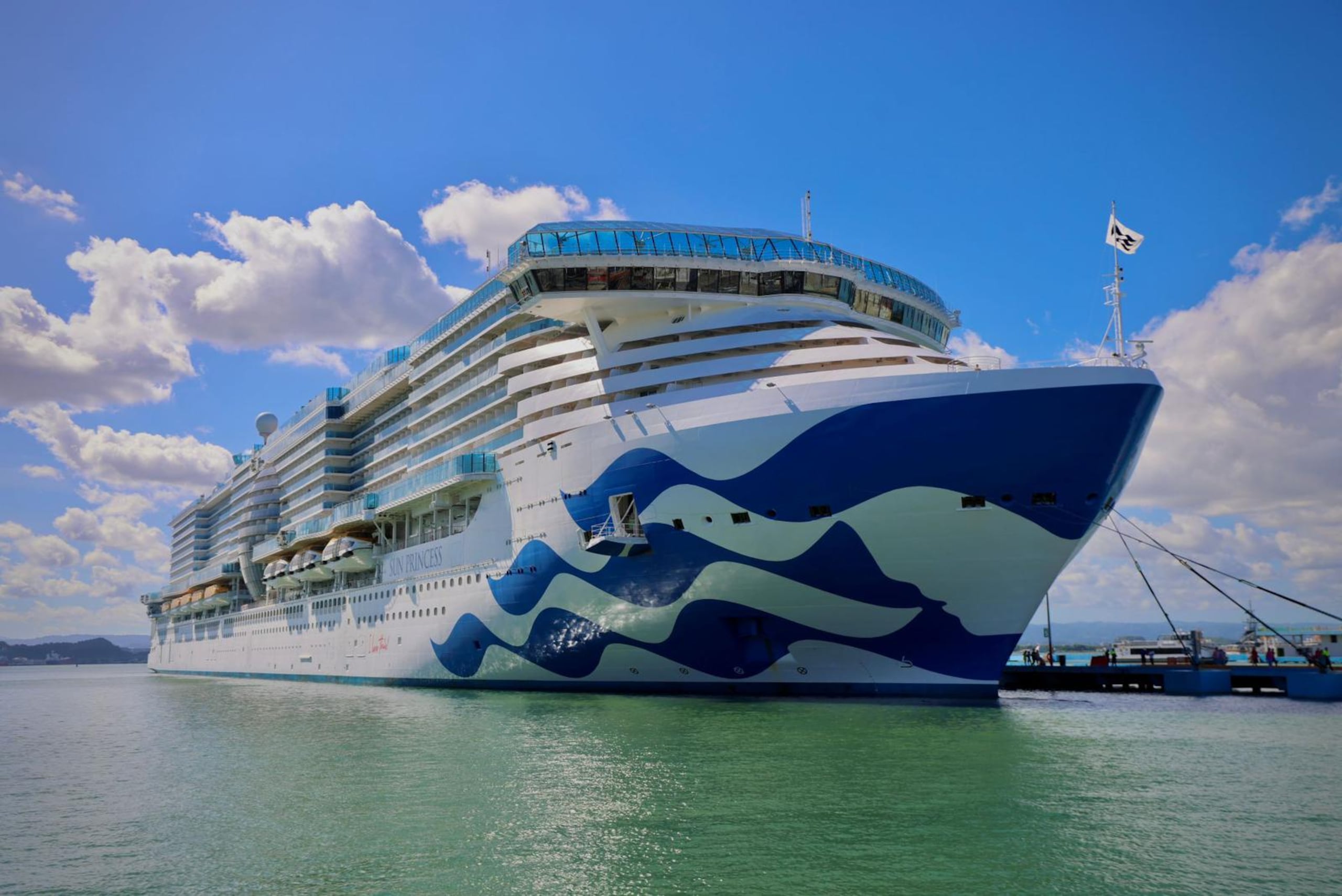El crucero Sun Princess inició su temporada en San Juan con la primera de cinco visitas programadas. Este es el barco más nuevo de la flota global de Princess Cruises.