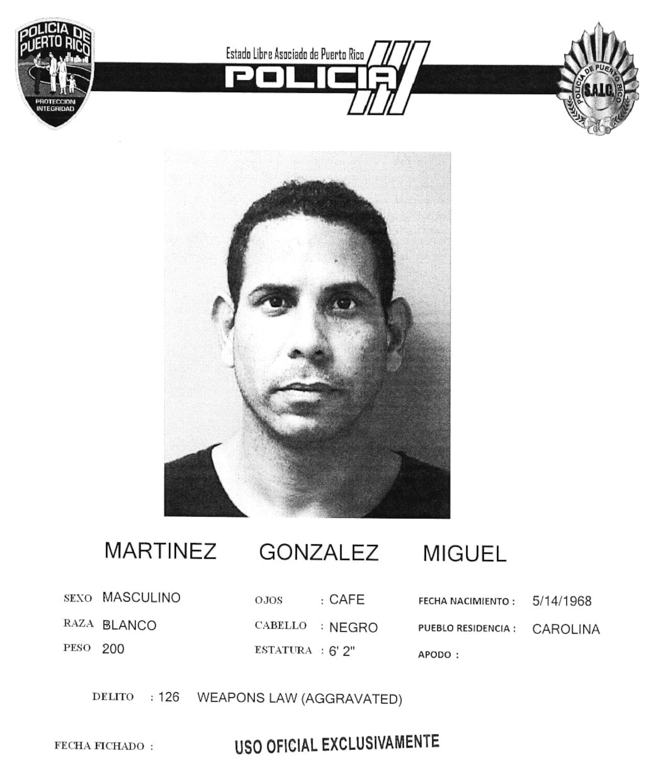 Miguel A. Martínez González fue asesinado frente al condominio Los Naranjales, en Carolina.