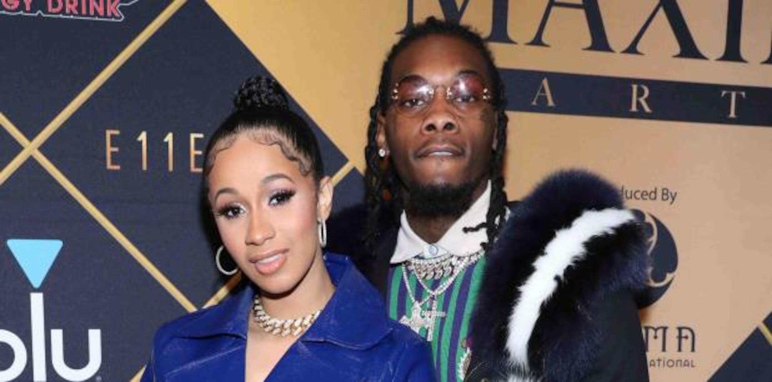 Cardi B y su esposo Offset. (AP)