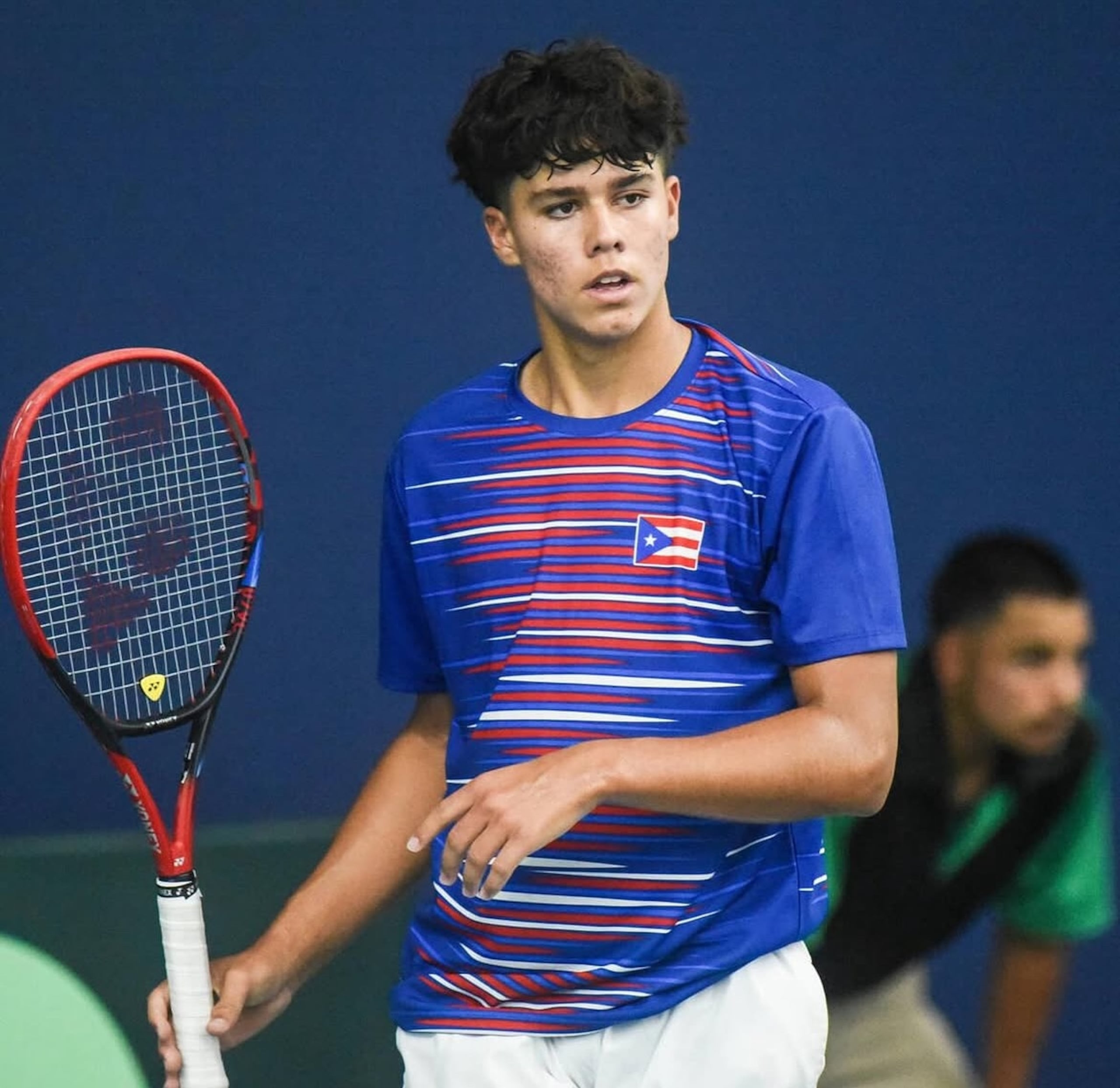 Yannik Álvarez es una de las promesas del tenis boricua.
