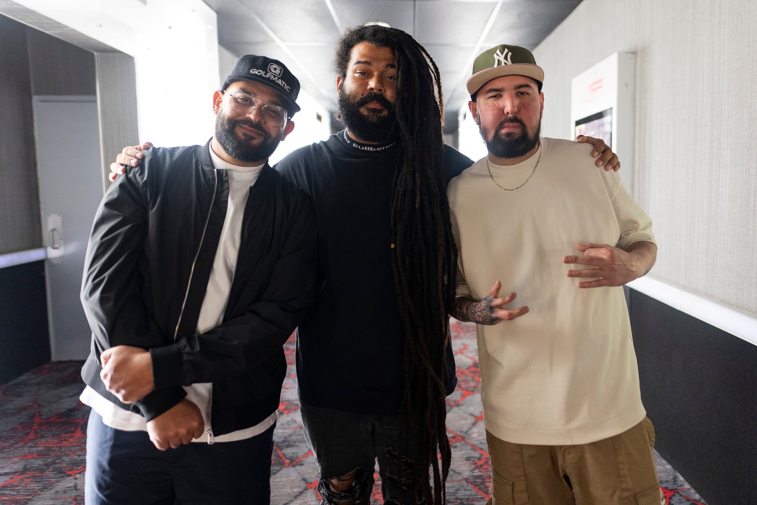 Edgar Cruz Robles, Josué Deprat y David Sánchez, creadores del proyecto Tranquilo Quieto.