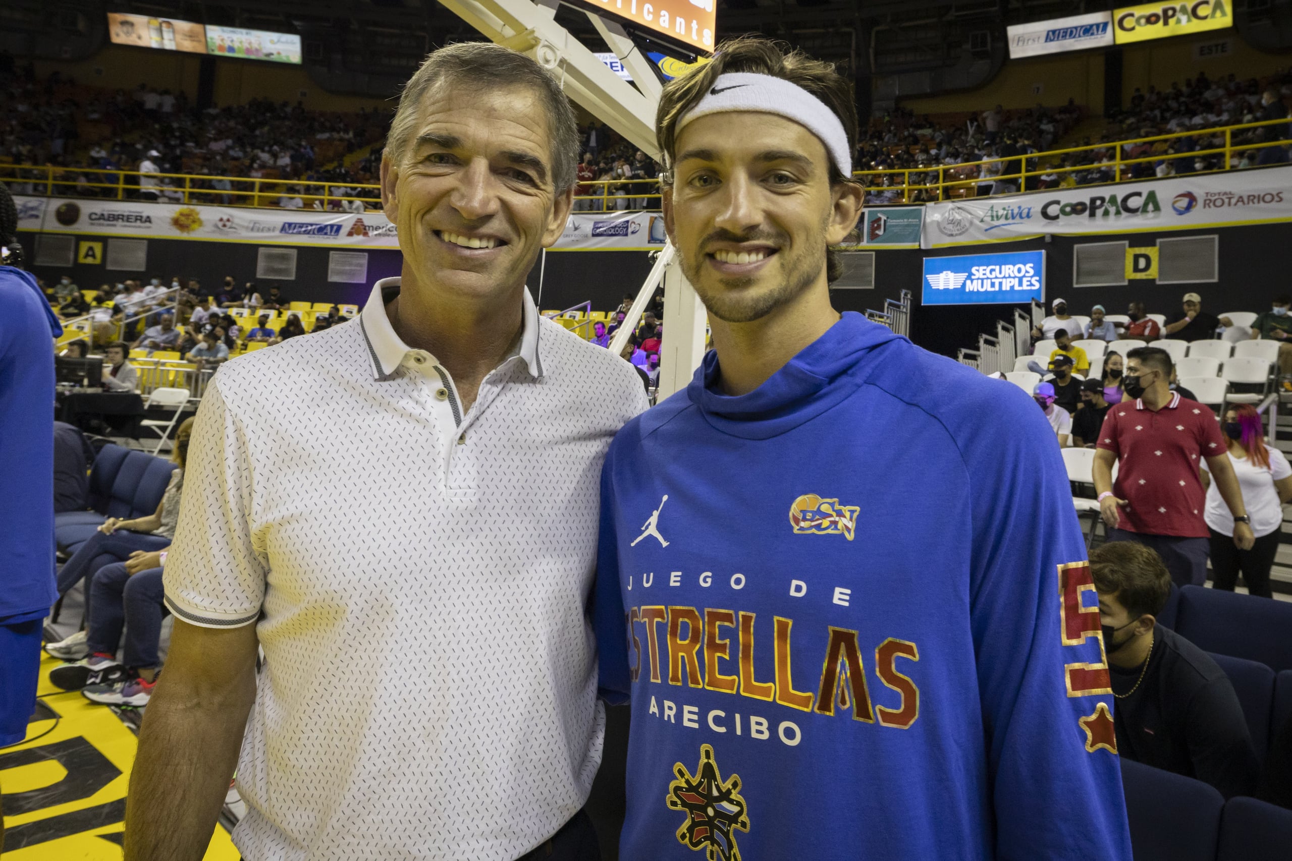 David Stockton es hijo del legendario John Stockton, quien vino a verlo jugar en el BSN hace un par de años, incluyendo su participación en un Juego de Estrellas precisamente jugado en Arecibo.