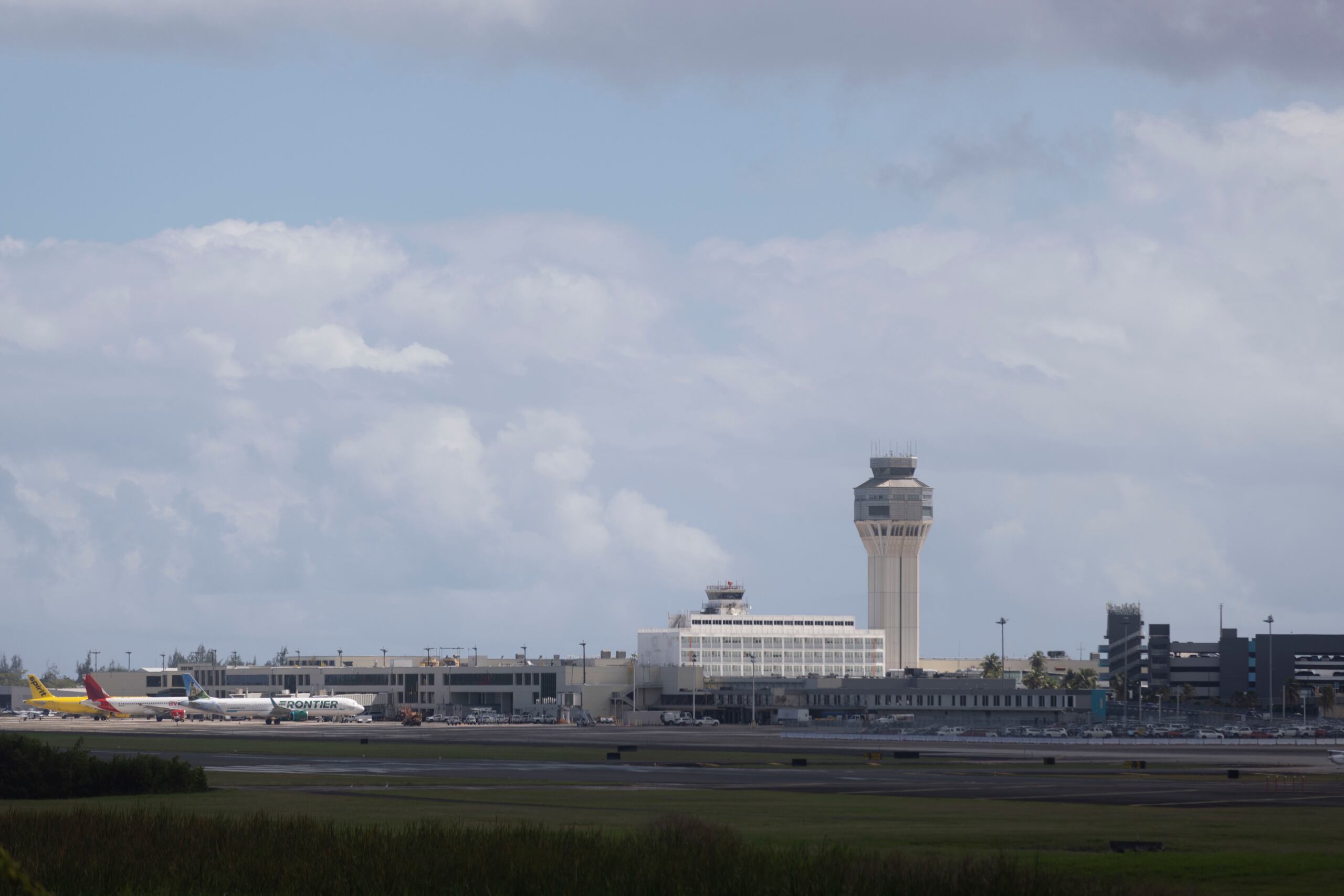 El aeropuerto Luis Muñoz Marín en Carolina.